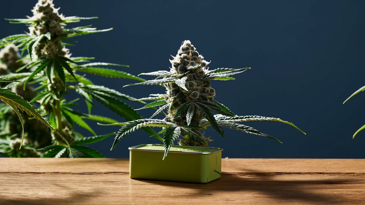 Vista macro di ghiandole resinose di cannabis ricoperte di tricomi brinati, la materia prima dello static hash