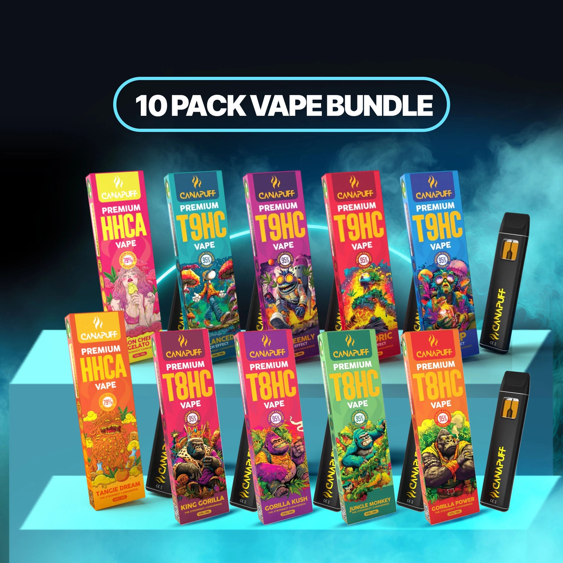 Verpakking van 10 Vape Bundle (10x1ml)