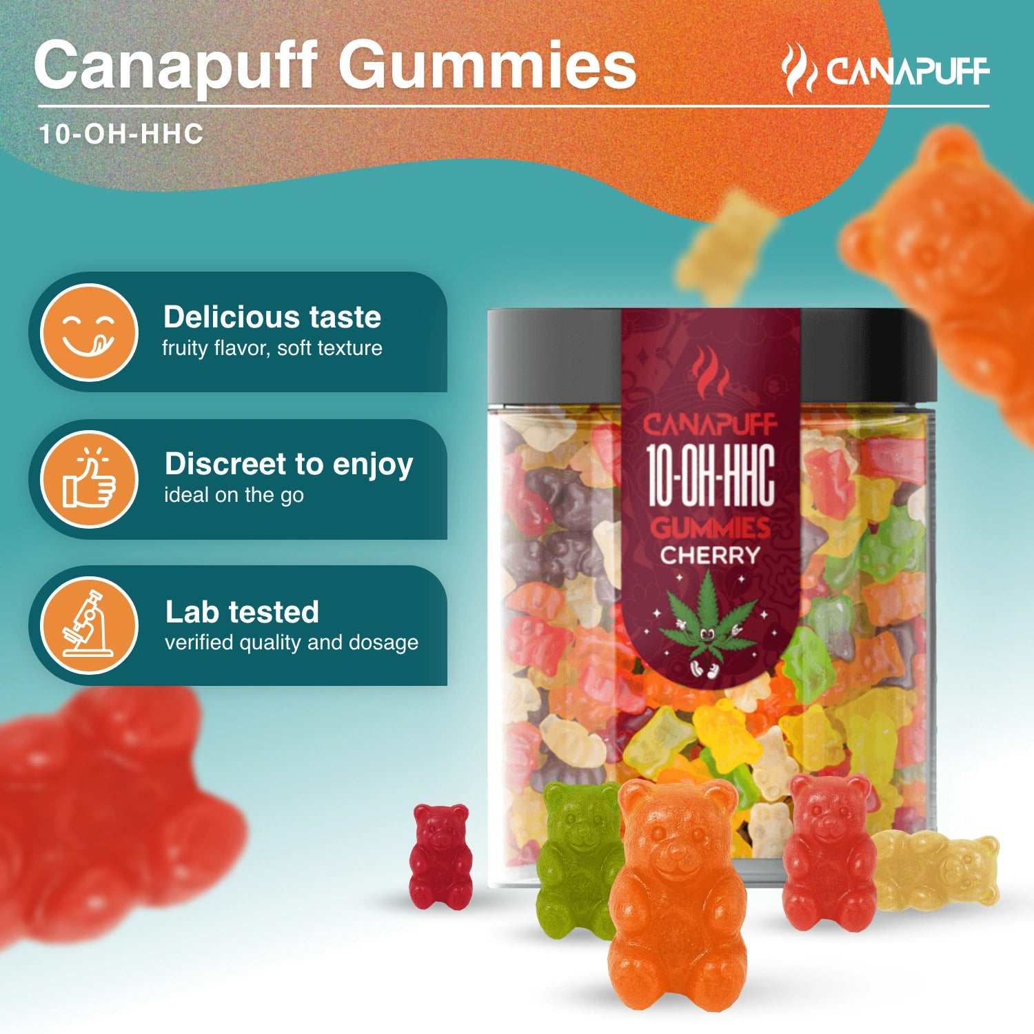 10-OH-HHC Gummies - Ciliegia - Canapuff