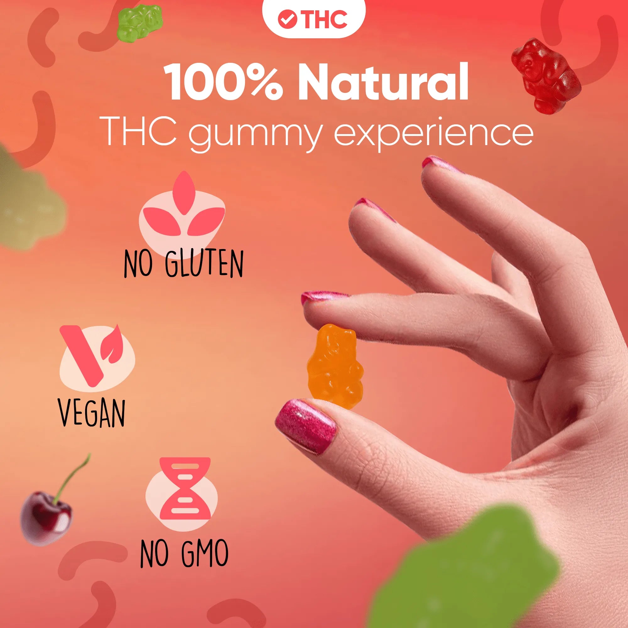 THC Gummies Cherry-Canapuff