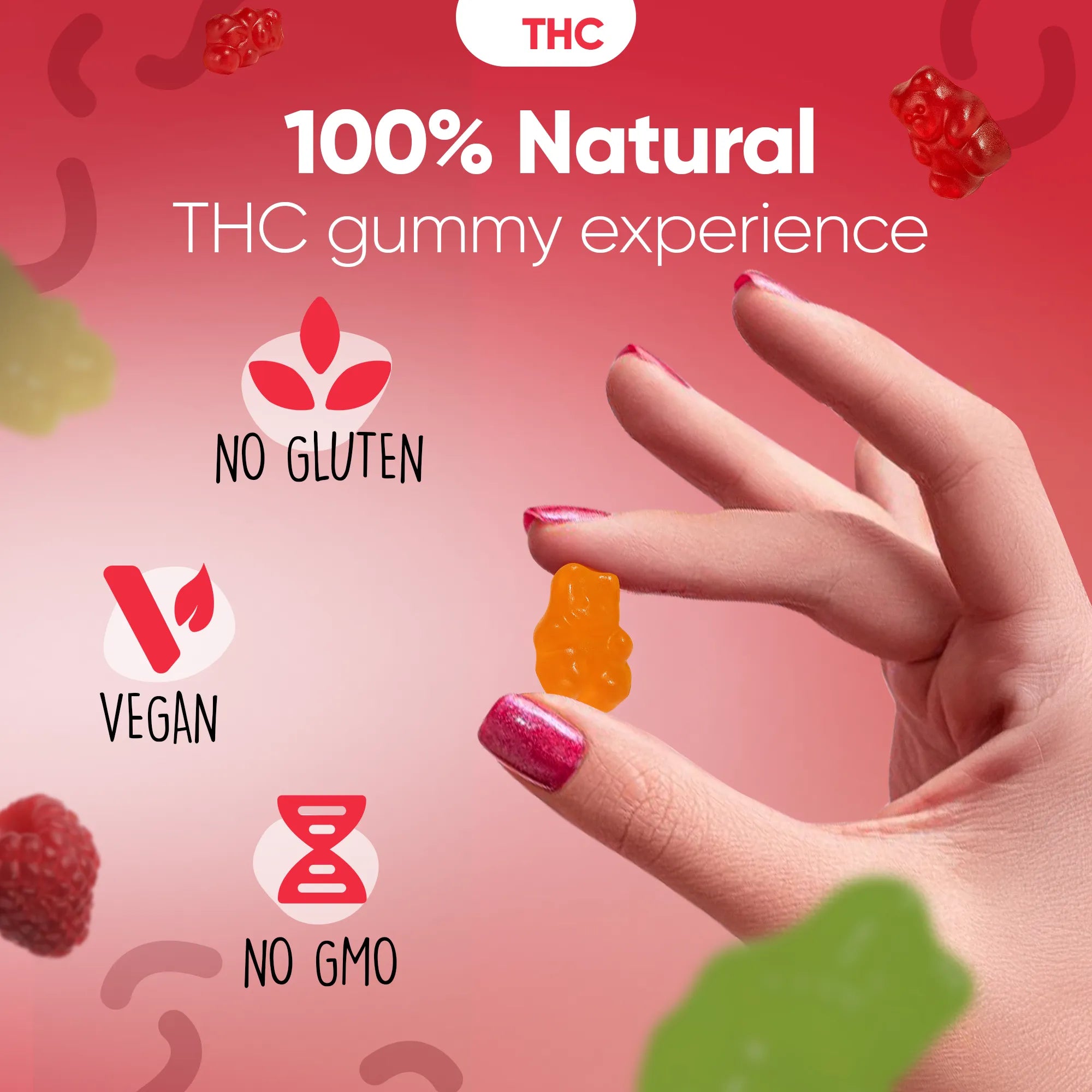 THC Gummies βατόμουρο