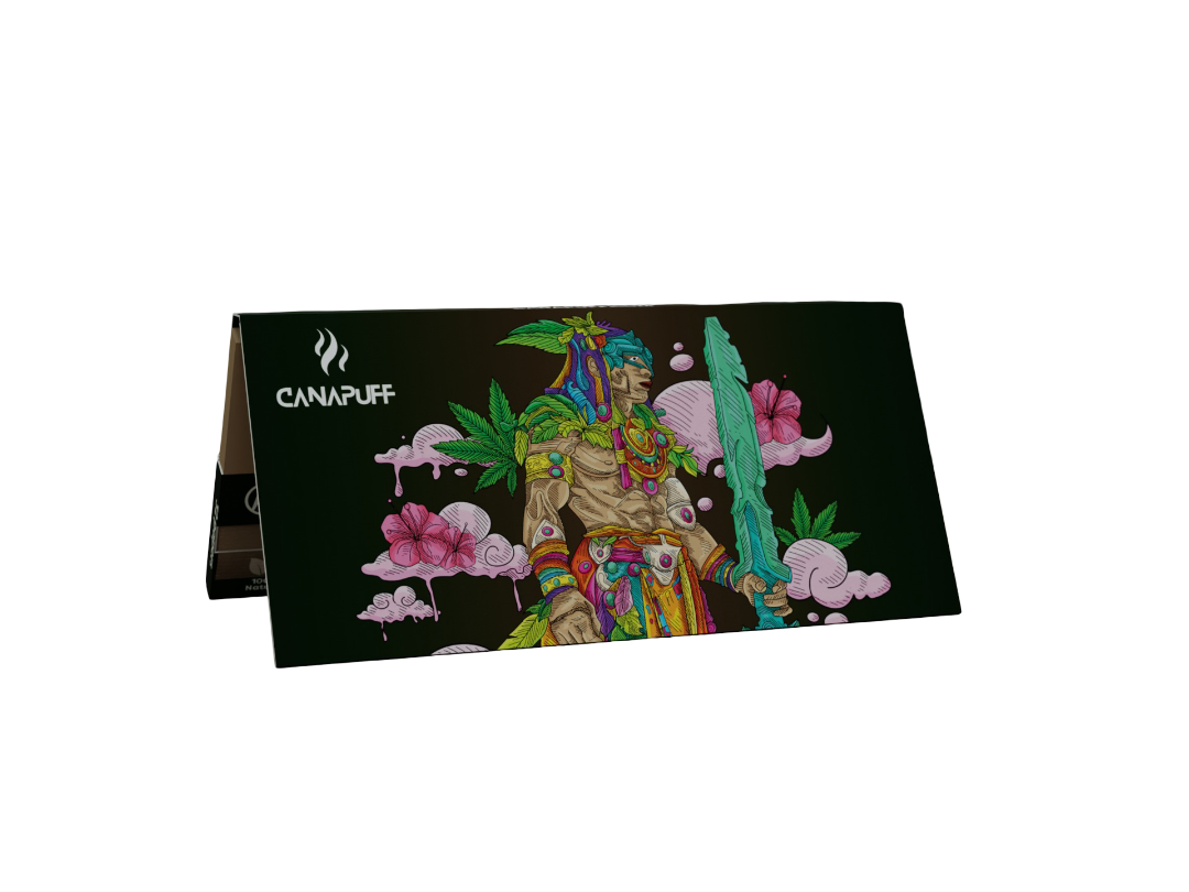 Canapuff Rolling Papers - Maxi Pack KSW with Tips - Green Crack