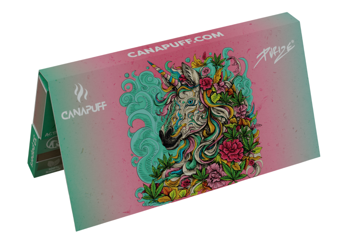 Canapuff Rolling Papers - Carbon Combo Pack - Unicorn Piss-Canapuff