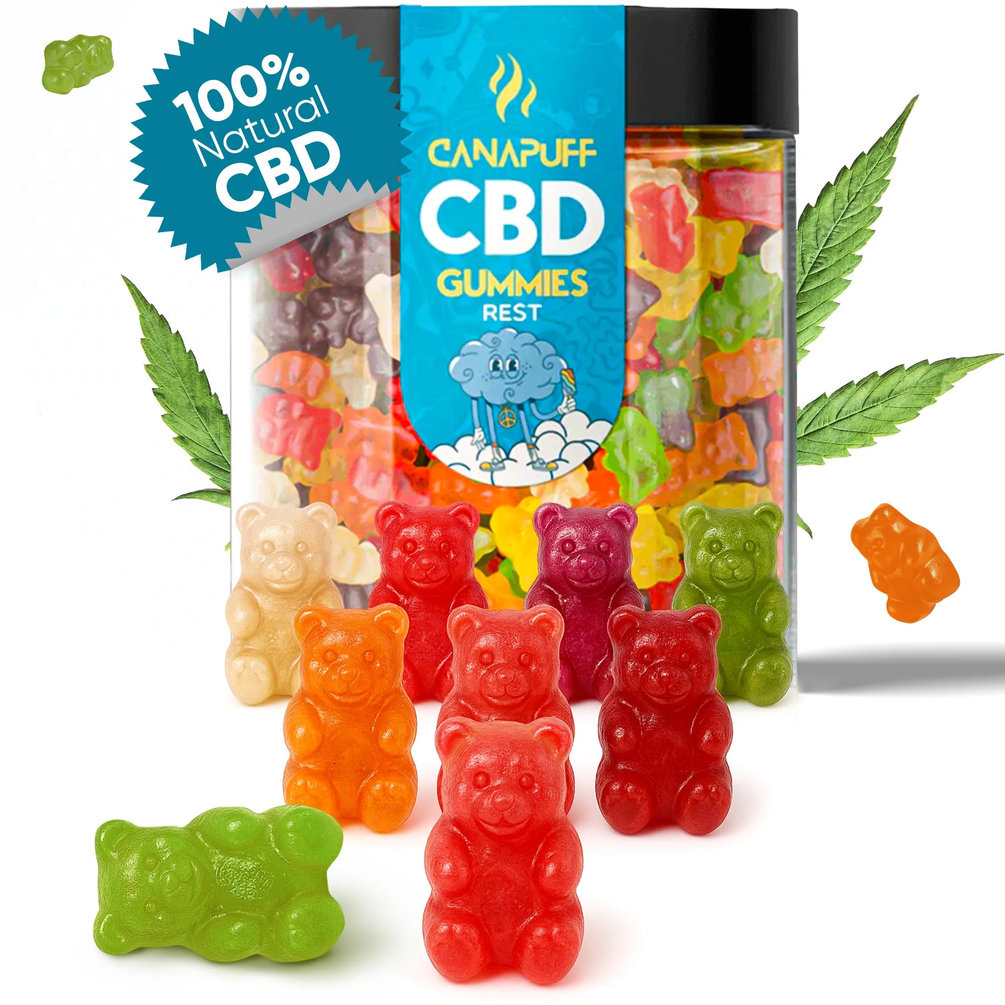Canapuff - Gomme al CBD - Riposo
