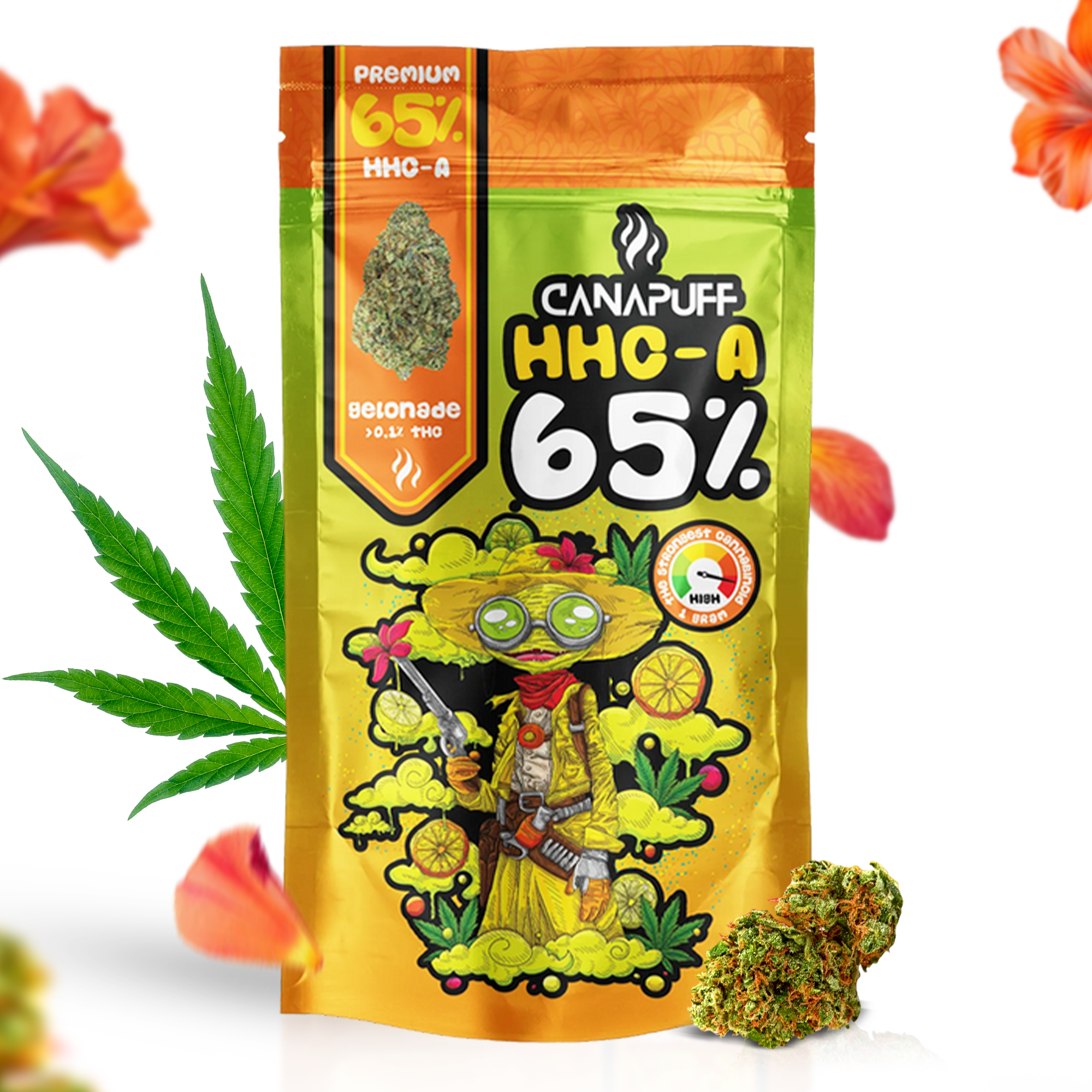 Canapuff - Gelonade 65% - HHC-A Květy-Canapuff