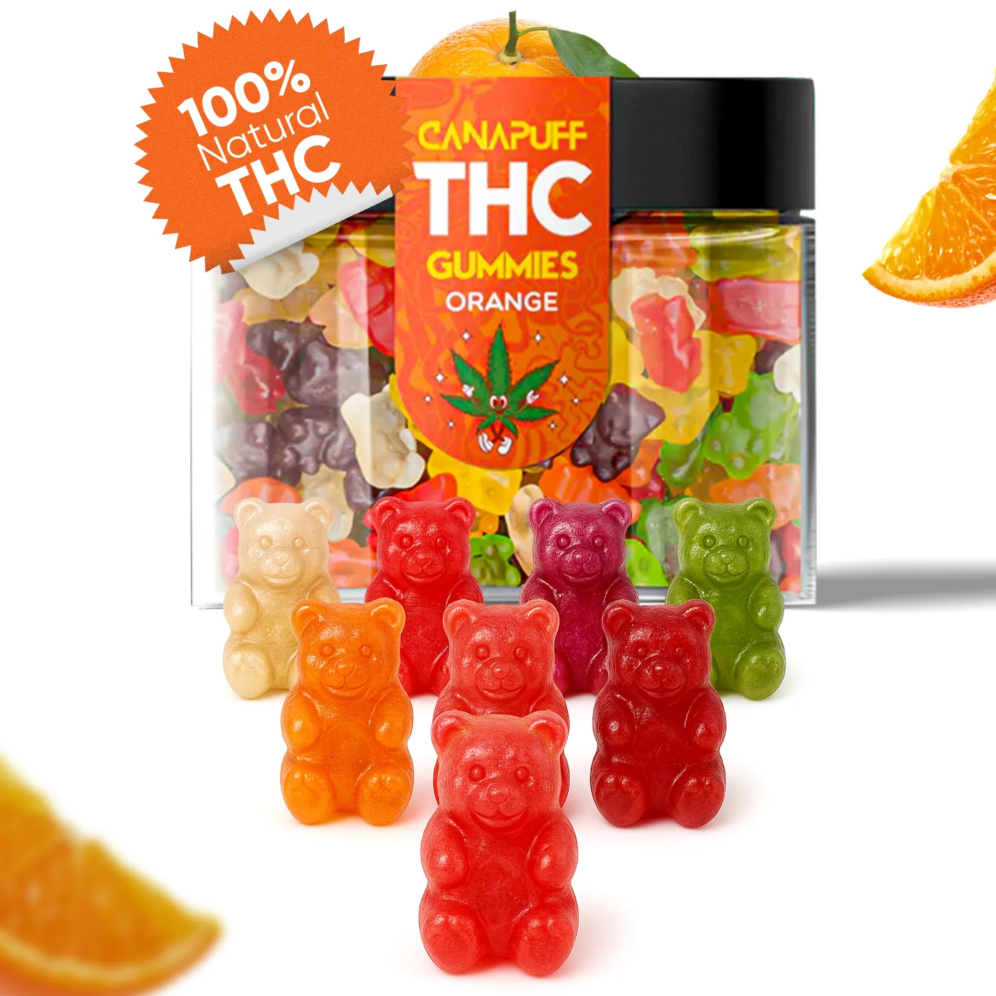 THC Gummies Orange-Canapuff