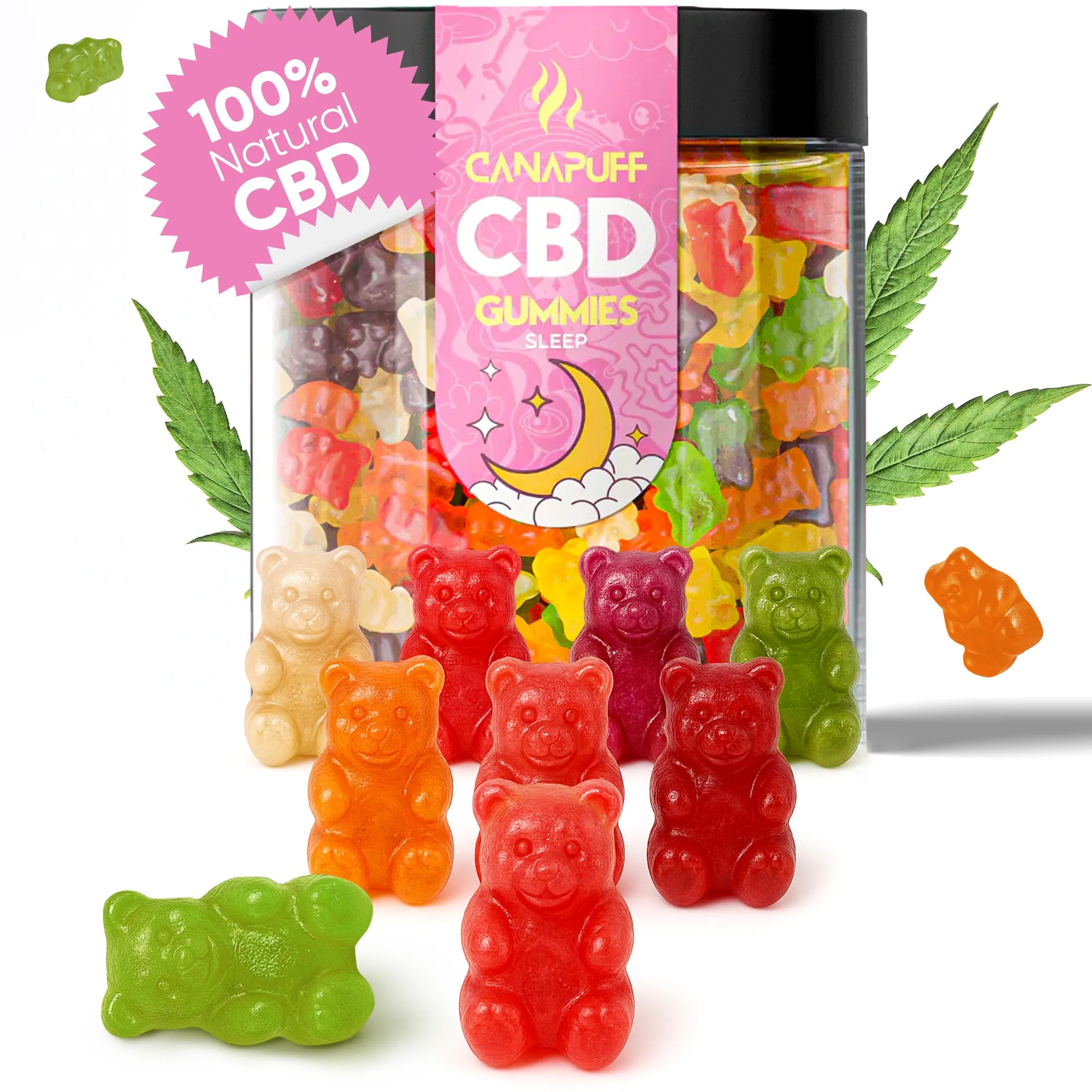 Canapuff - CBD-gumicukorkák - Sleep-Canapuff