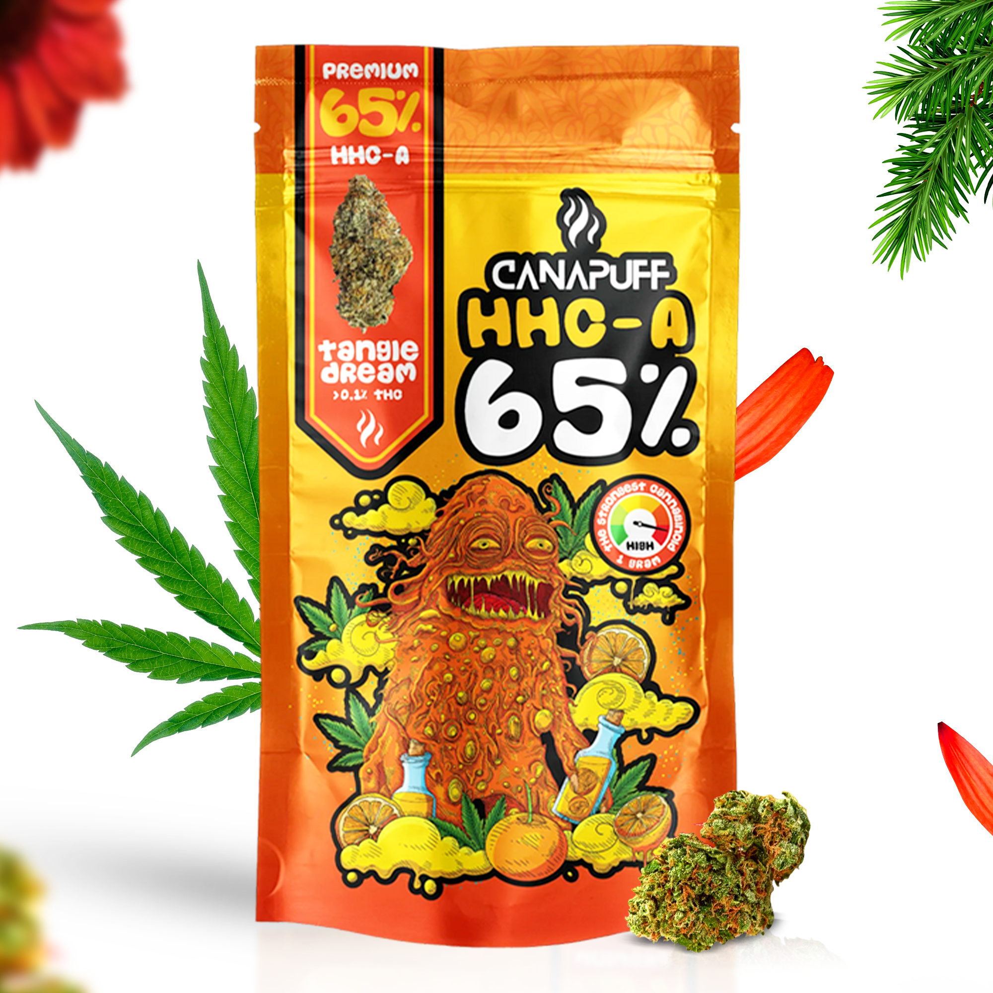 Canapuff - Tangie Dream 65% - HHC-A Květy-Canapuff