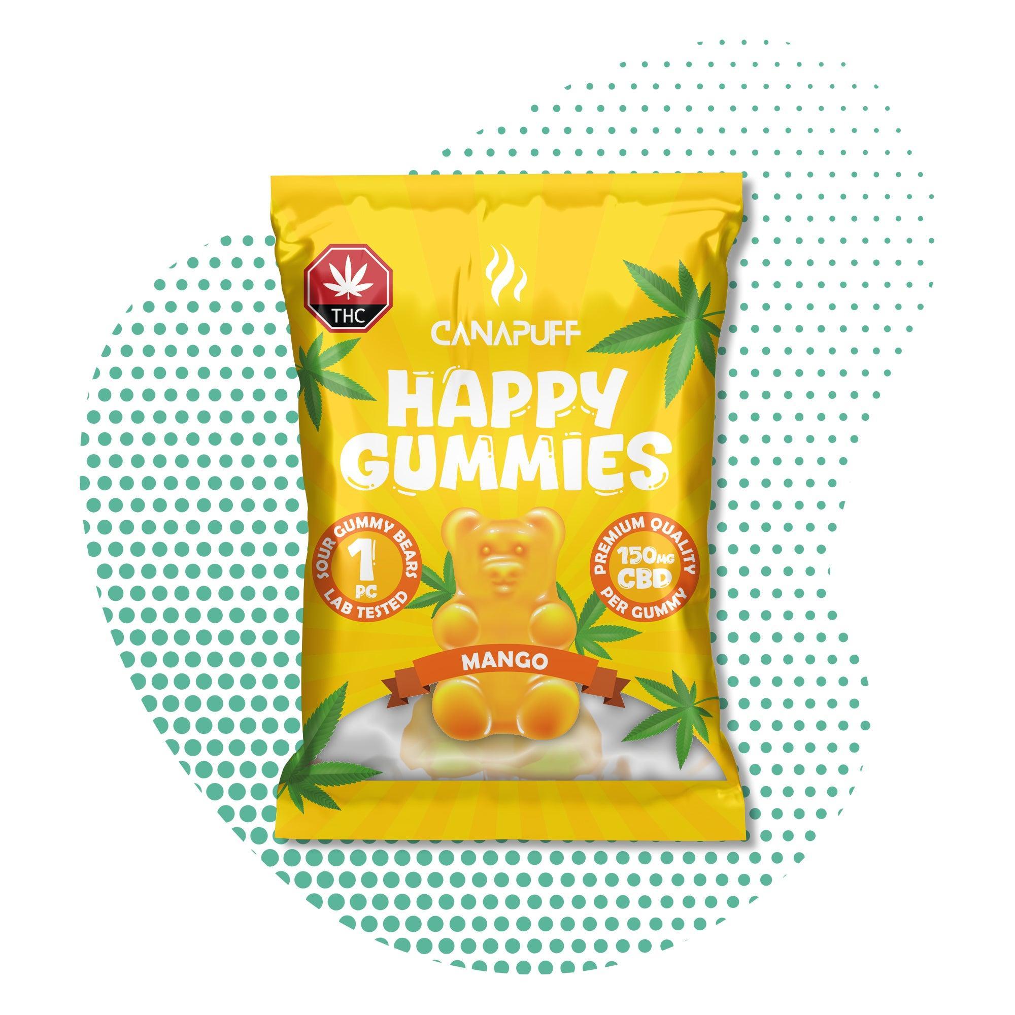 Canapuff - CBD Gummies - Mango-Canapuff
