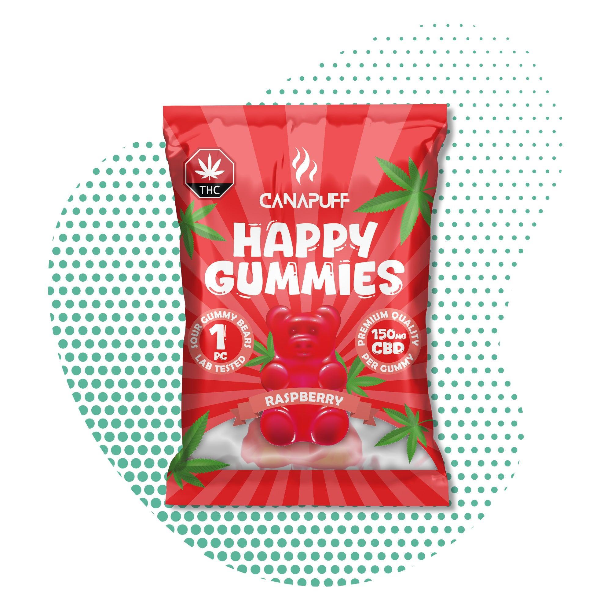 Canapuff - CBD Gummies - Malina-Canapuff
