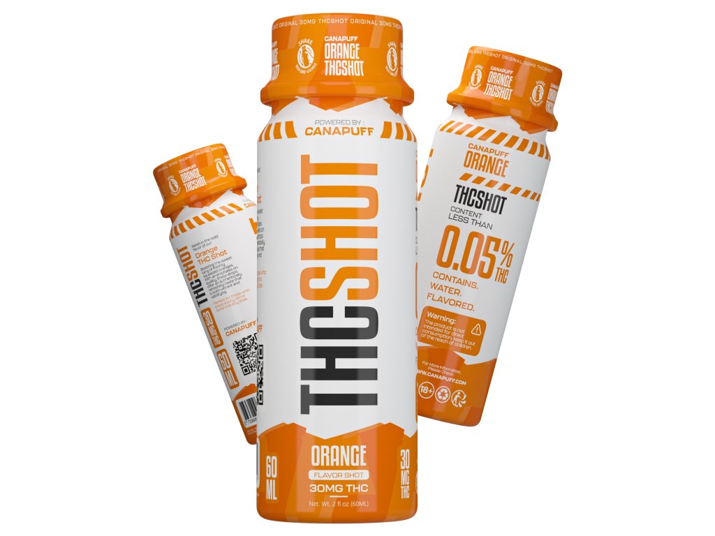 Canapuff THC SHOT - Apelsinas 60ml
