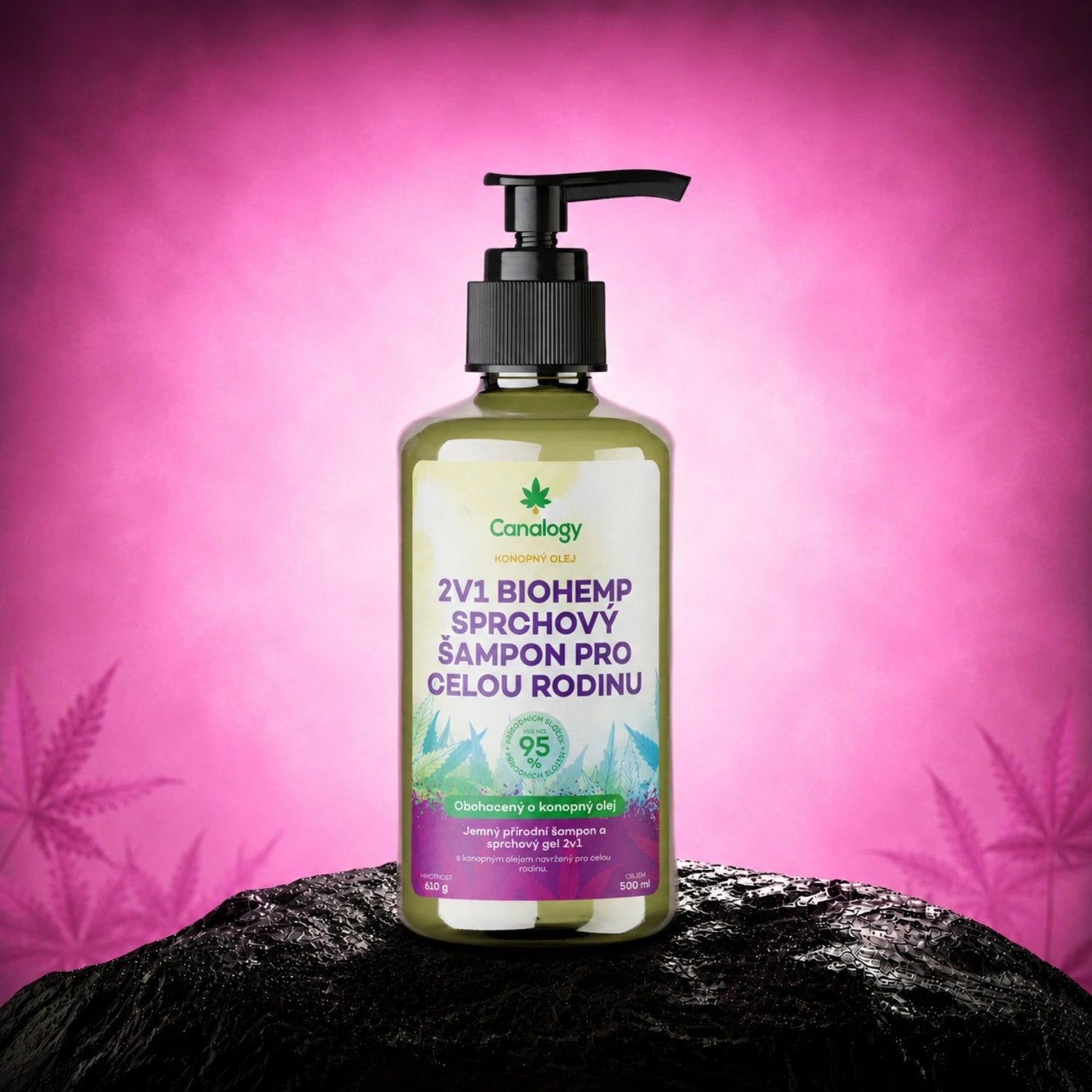 Champú y gel de ducha 2en1 BioHemp para toda la familia - Canalogy