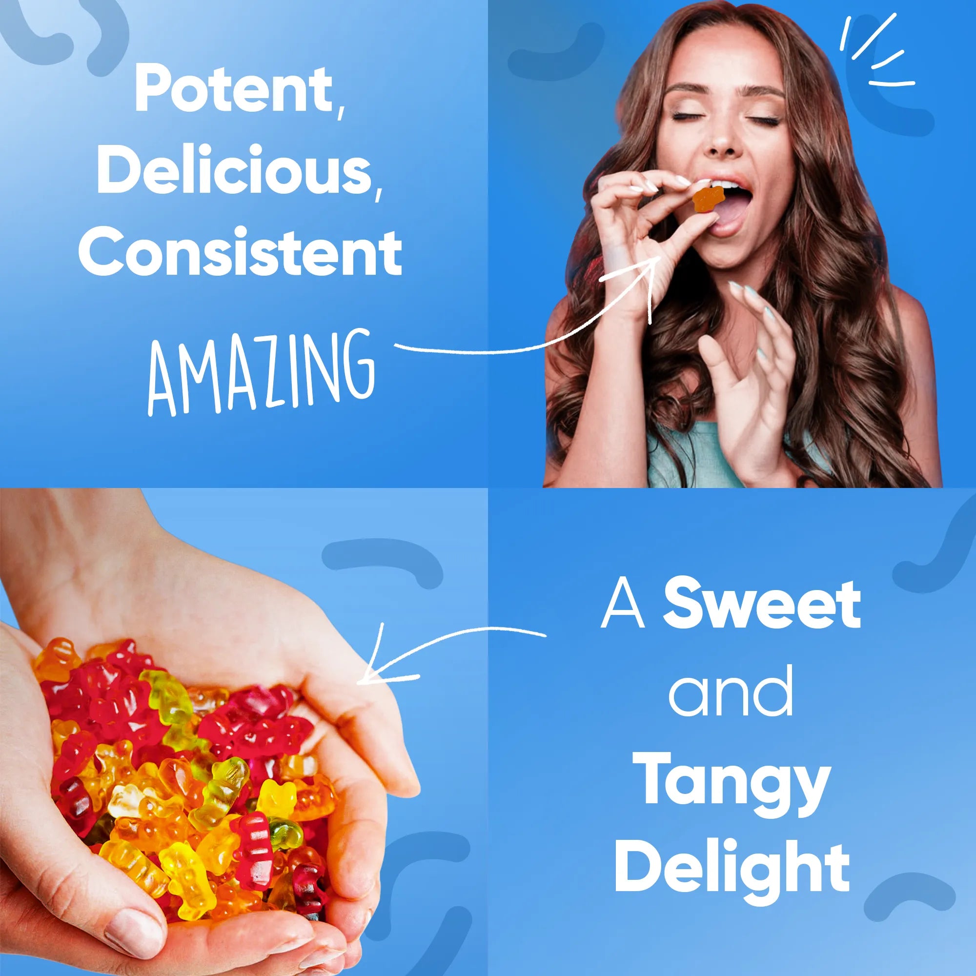 THC gumicukorkák Blueberry-Canapuff