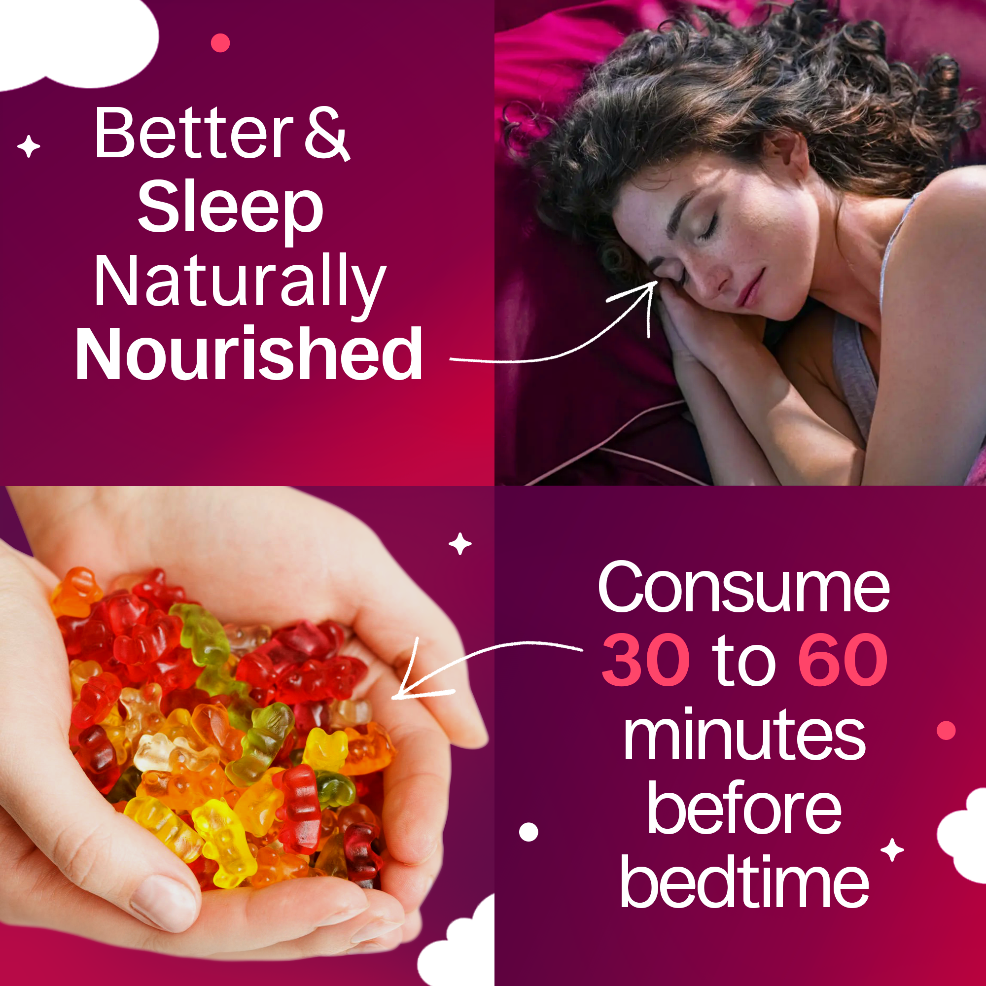 Melatonin+CBD Gumicukorkák - Cherry-Canapuff