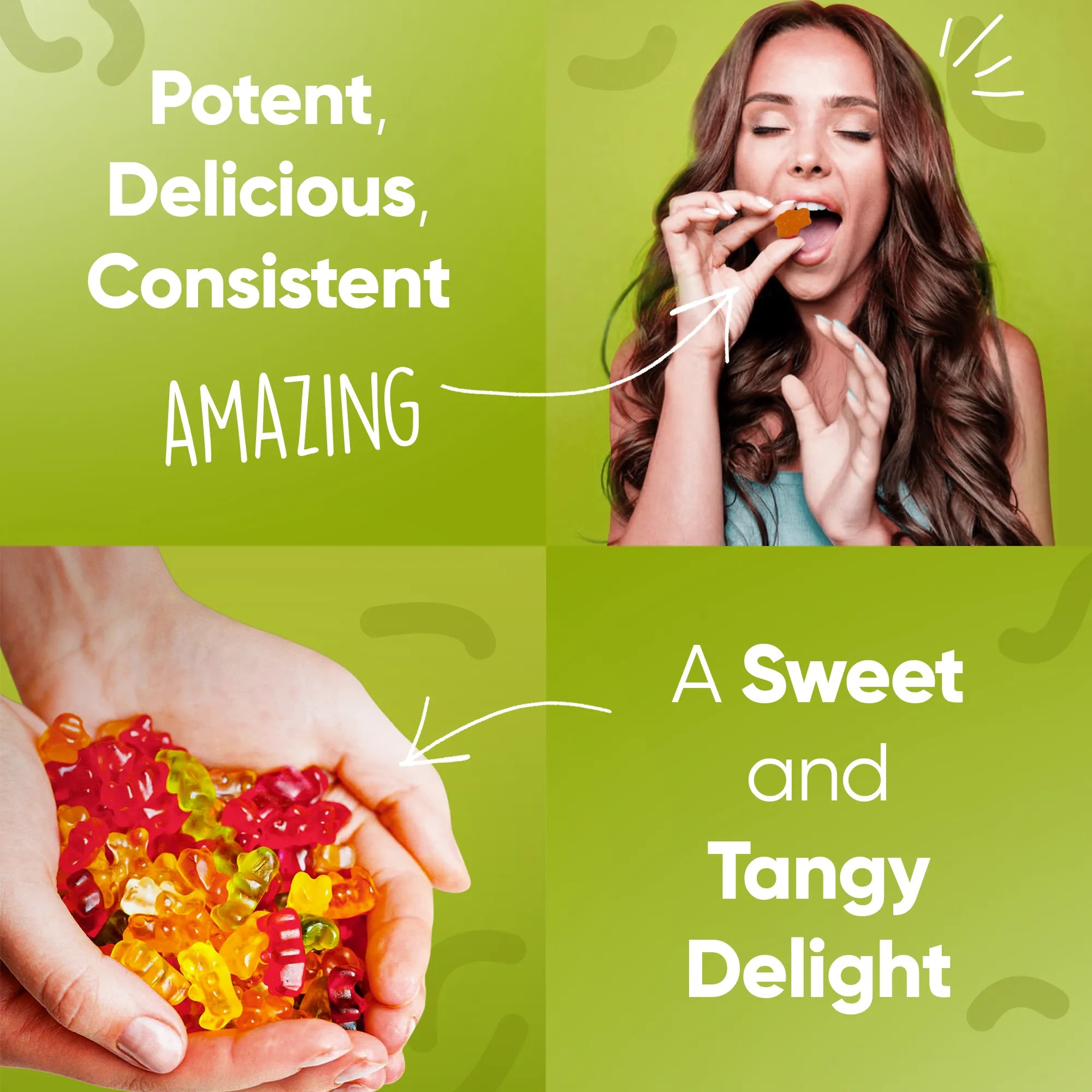 THC Gummies Green Apple-Canapuff