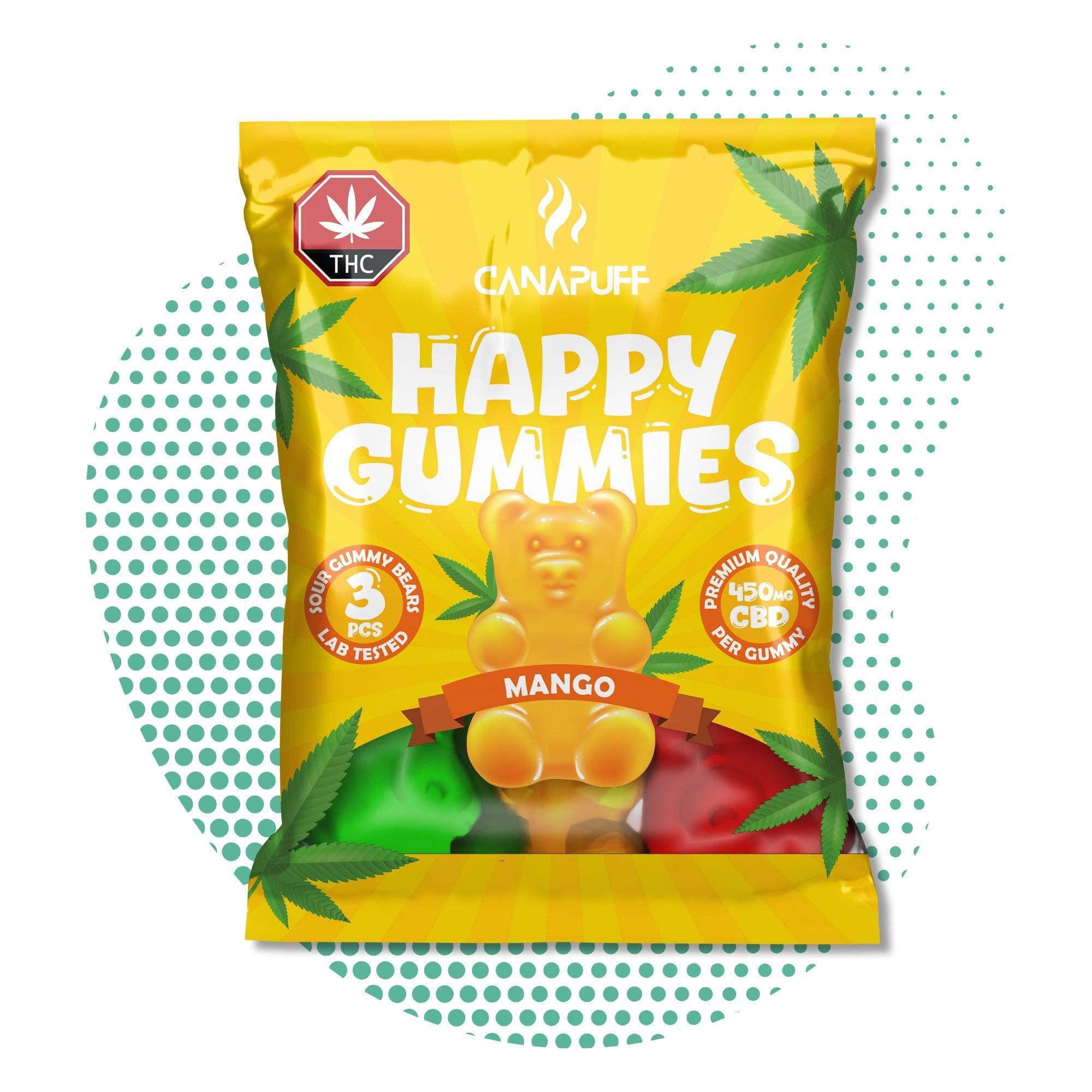 Canapuff - CBD Gummies - Mango-Canapuff