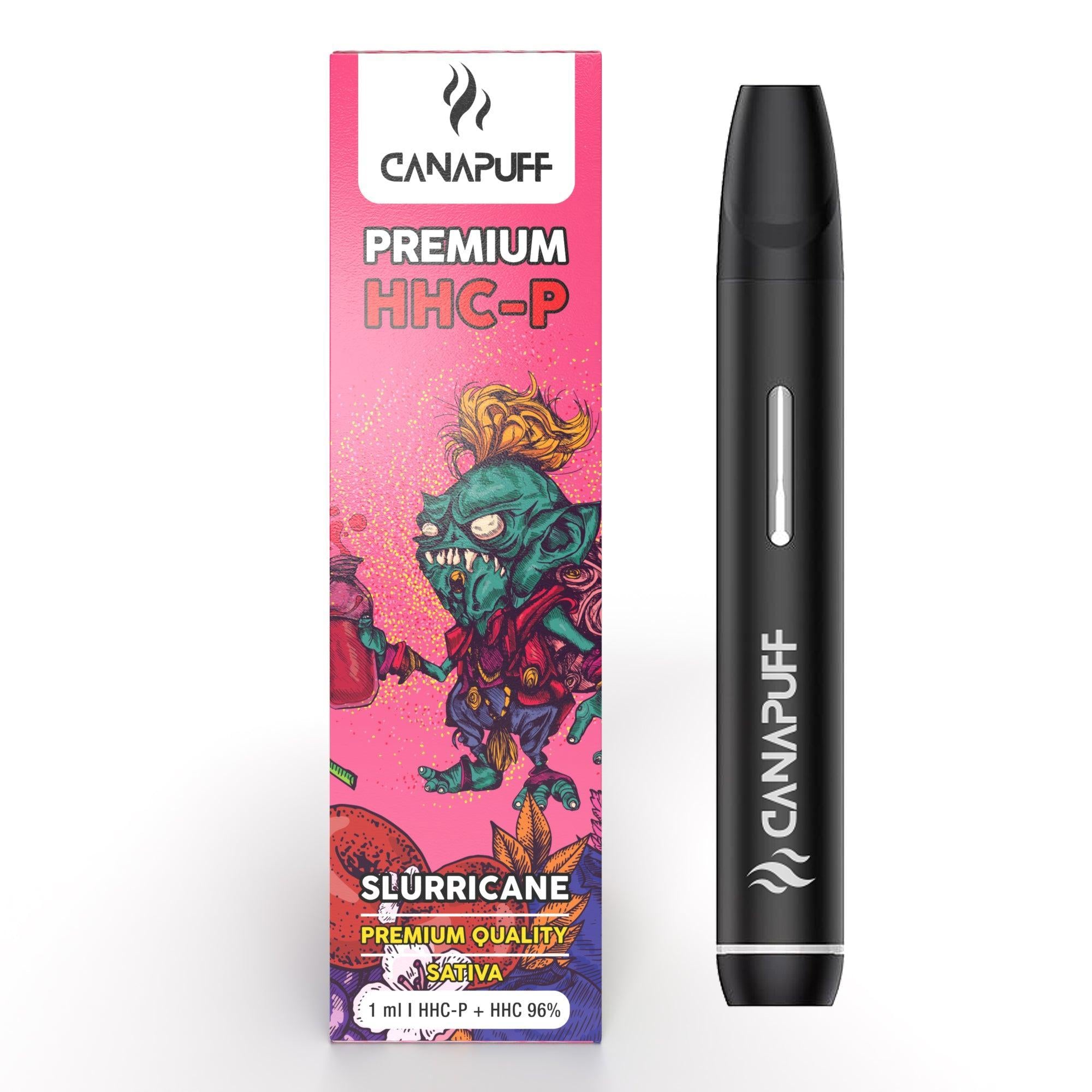 slurricane 96 hhc p Canapuff de unică folosință 1ml