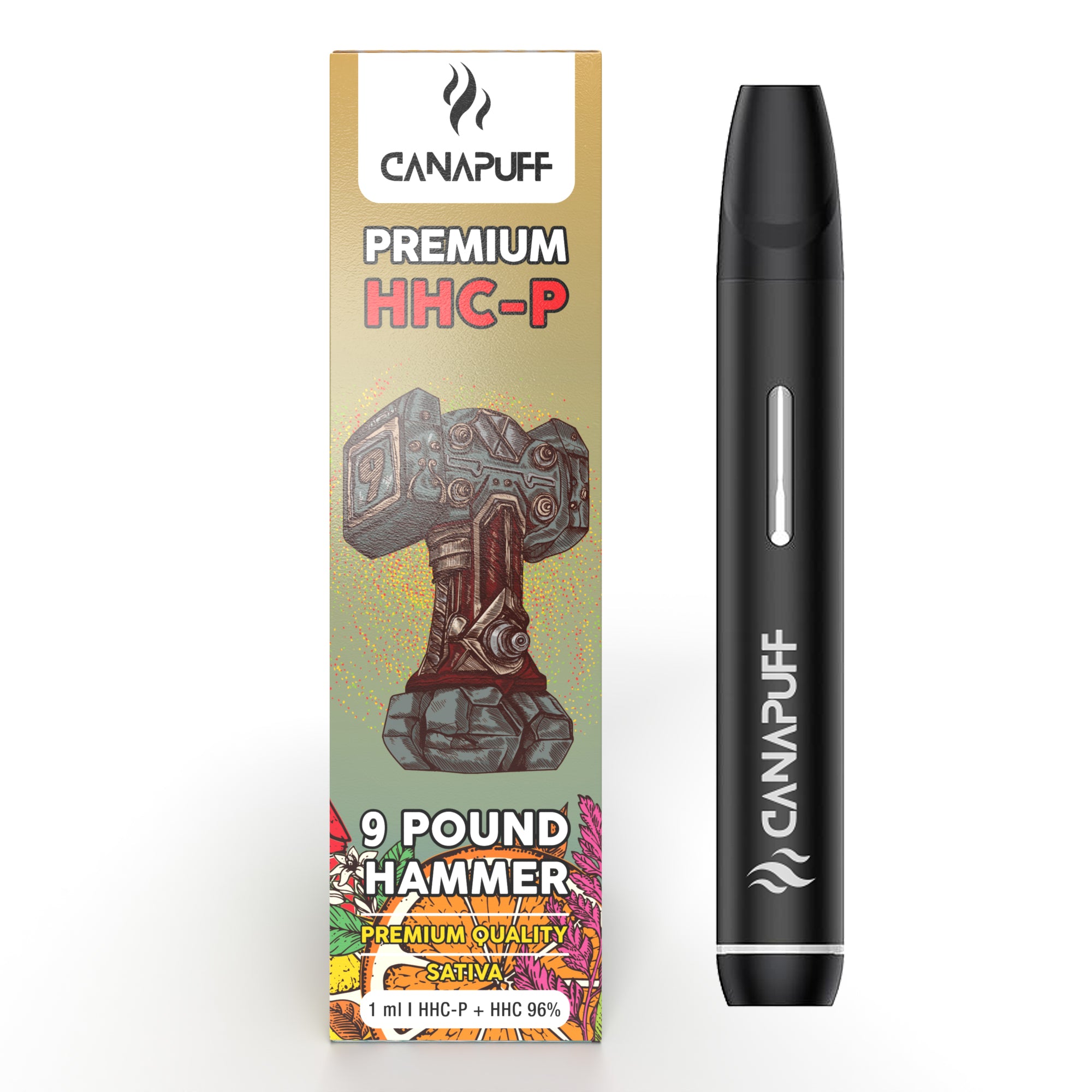pound hammer 96 hhc p Canapuff egyszer használatos 1ml