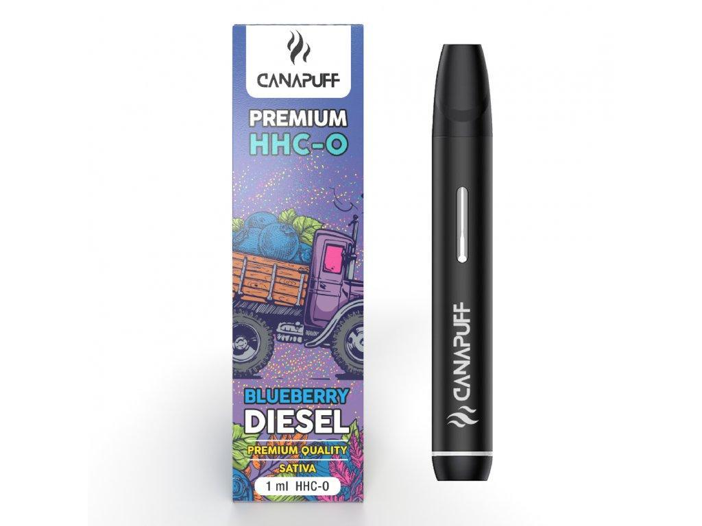 blueberry diesel 96 hhc o Canapuff egyszeri használat 1ml