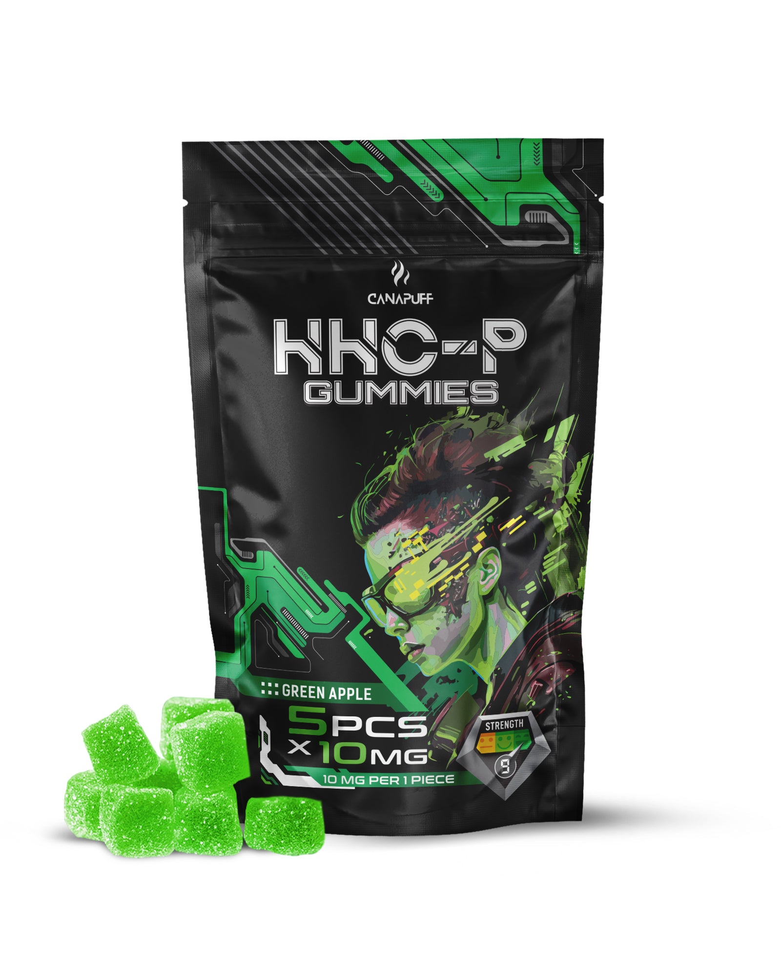 Gominolas HHCP Manzana Verde (doypack) 2