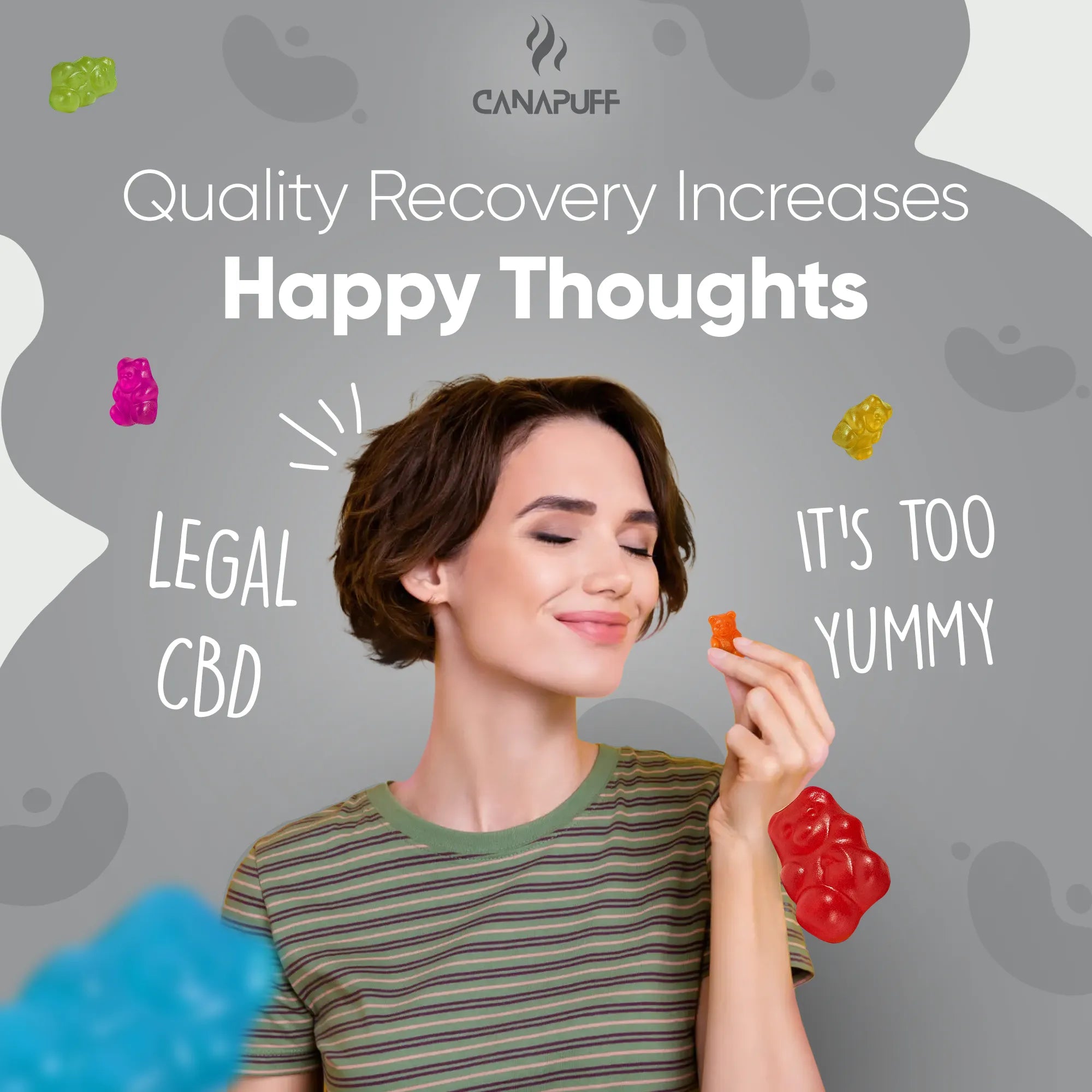 Canapuff - Gummies med CBD - Recovery-Canapuff