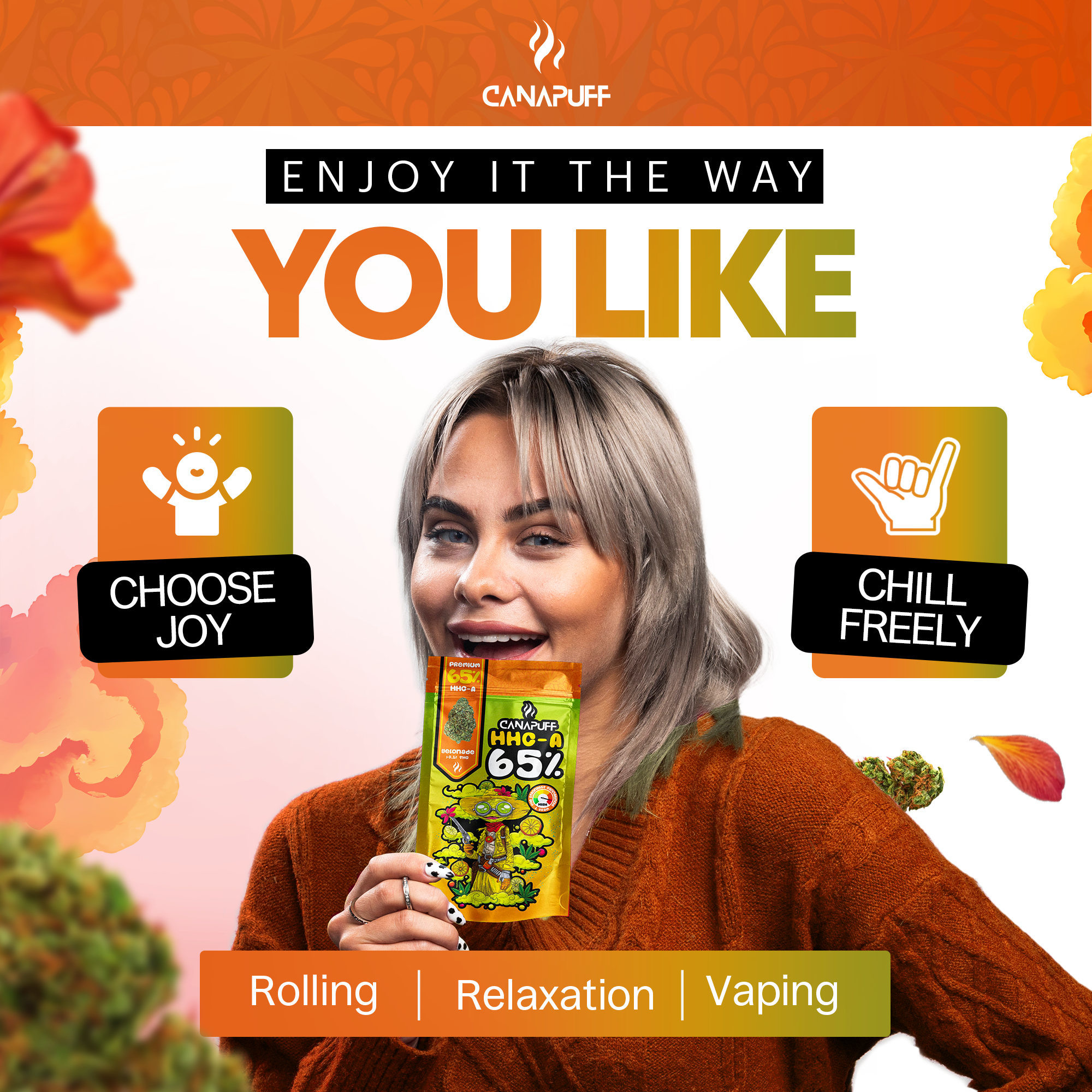 Canapuff - Gelonade 65% - HHC-A Kwiaty-Canapuff