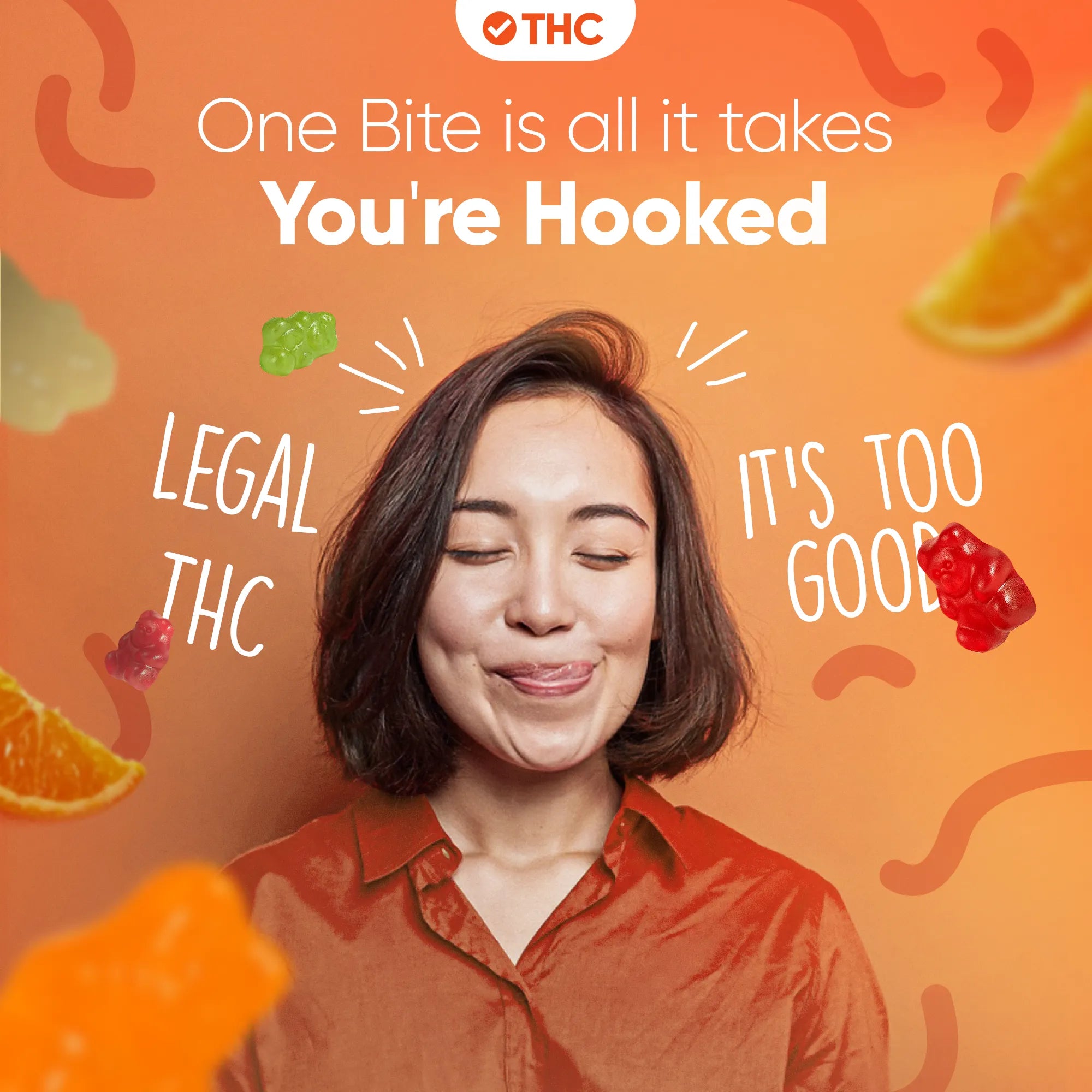 Gominolas THC Naranja-Canapuff