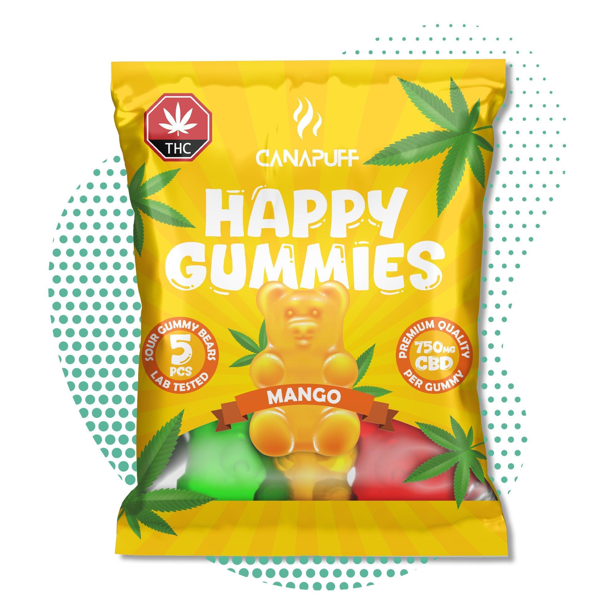 Canapuff - CBD Gummies - Mango-Canapuff
