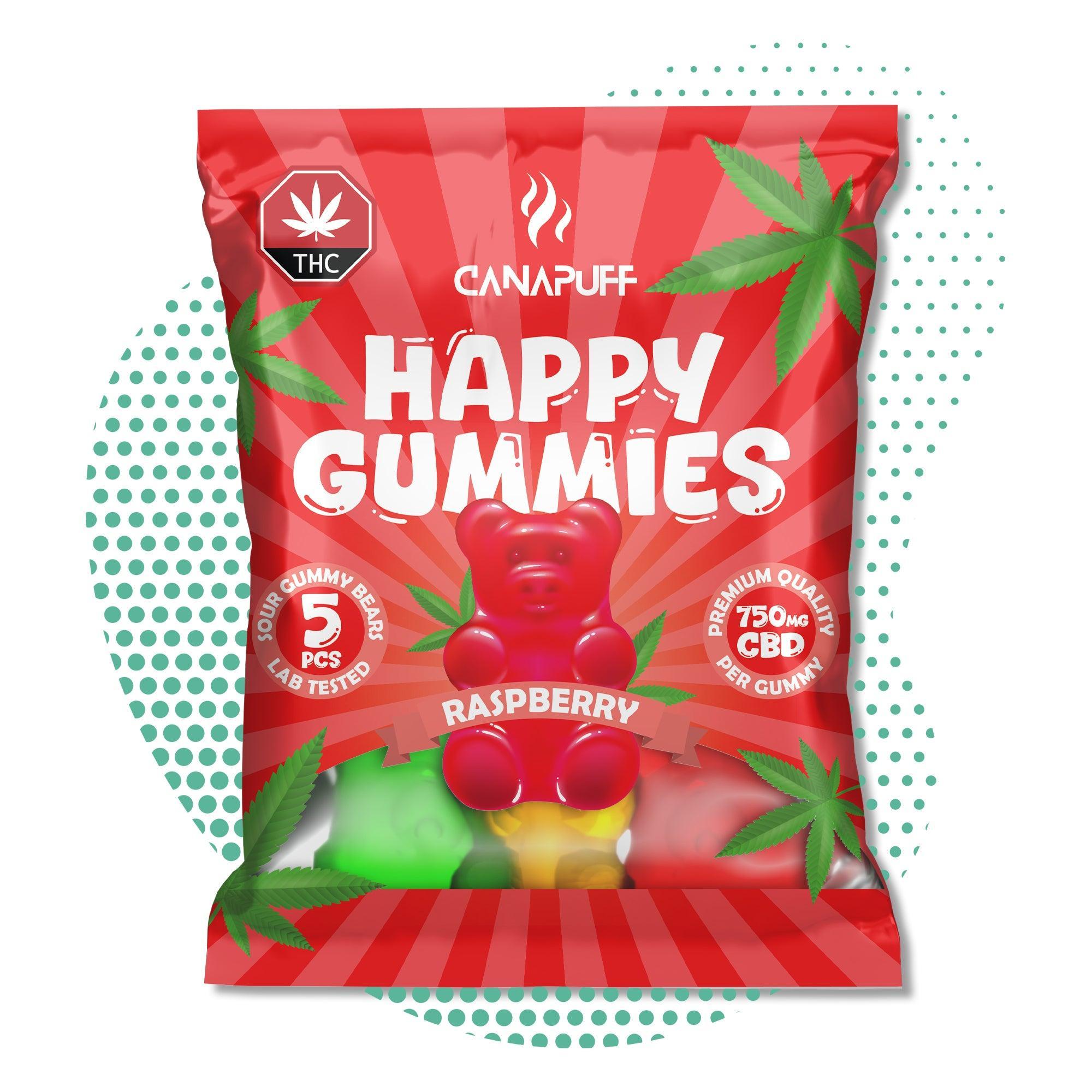 Canapuff - CBD Gummies - Malina-Canapuff