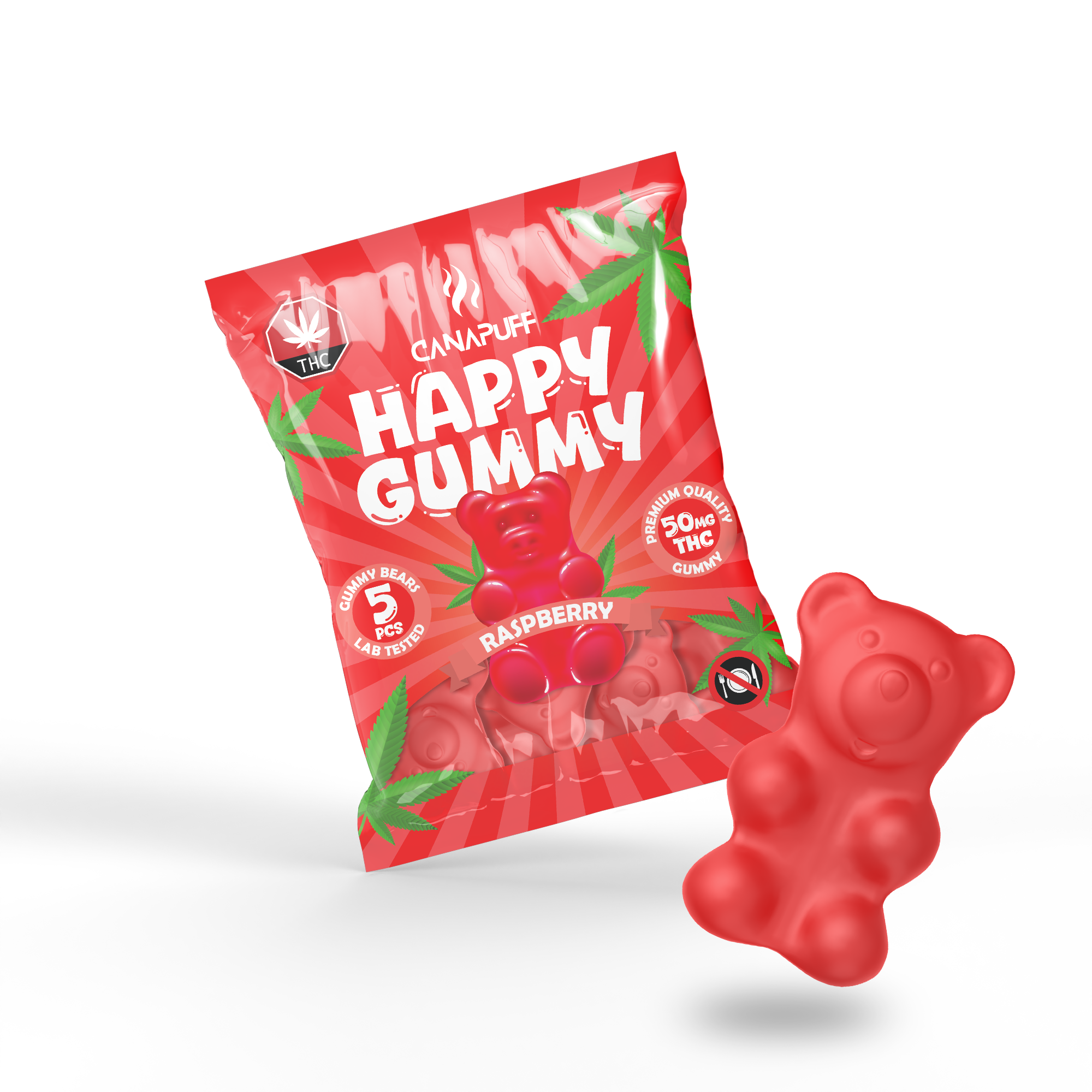 THC Gummies Framboise