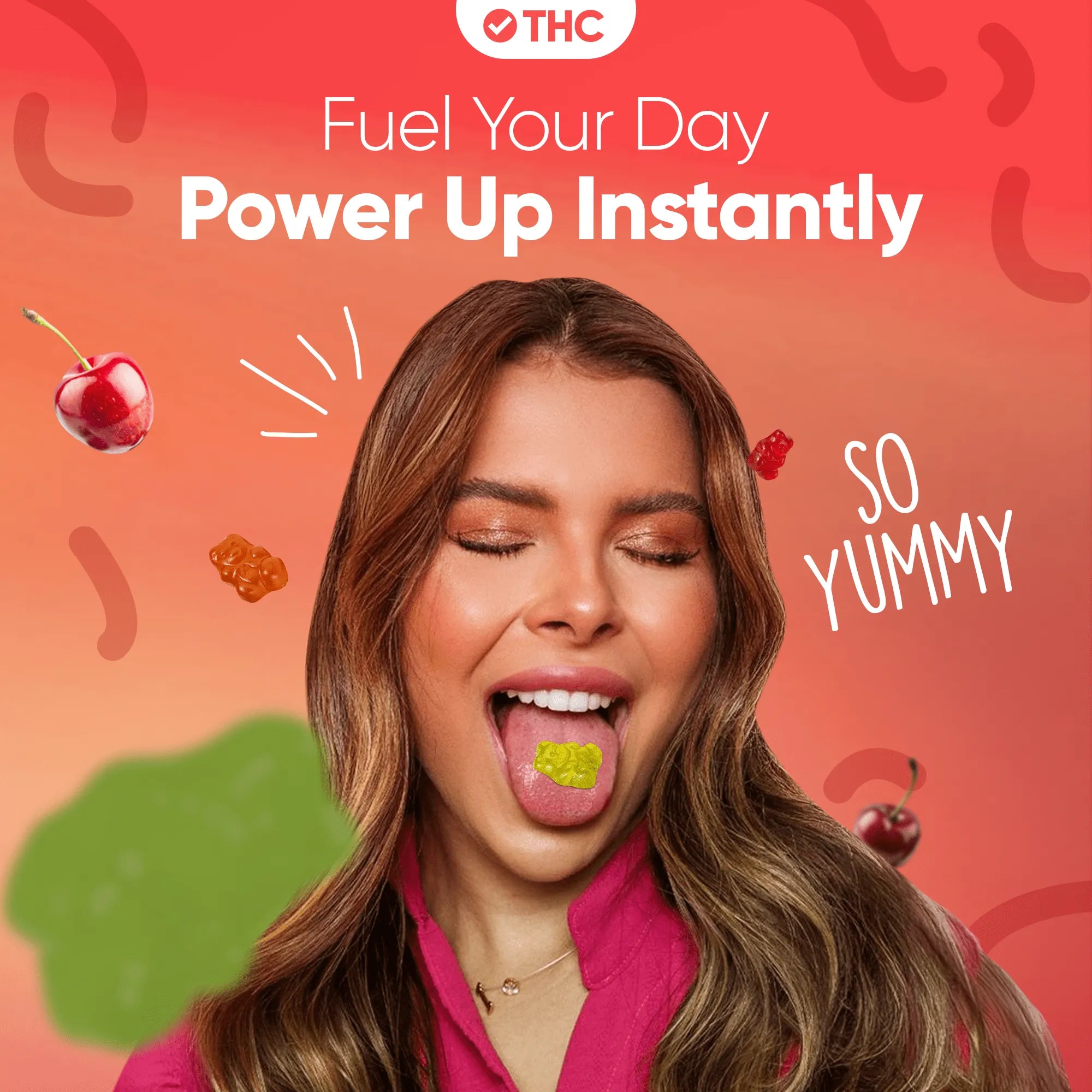 THC Gummies Cherry-Canapuff