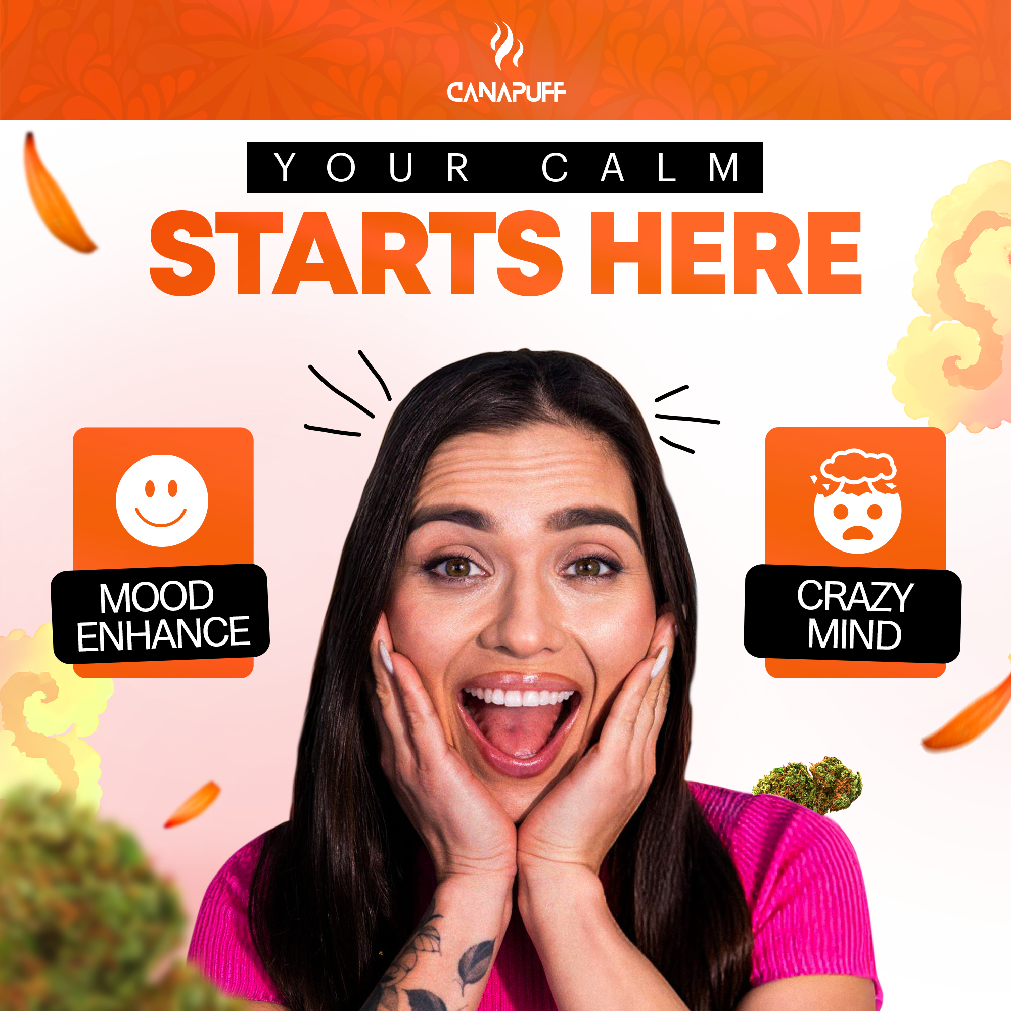 Canapuff - Green Crack 65% - HHC-A Kwiaty-Canapuff