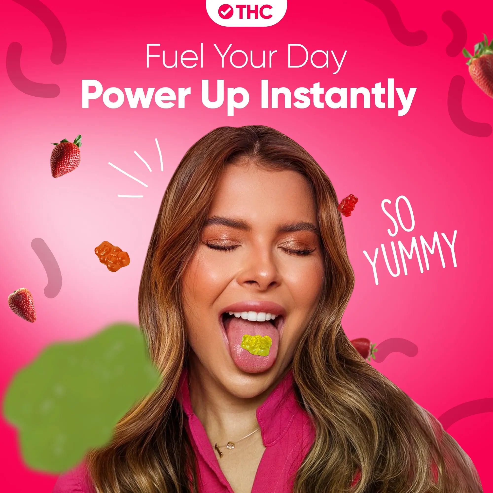 THC Gummies Strawberry-Canapuff