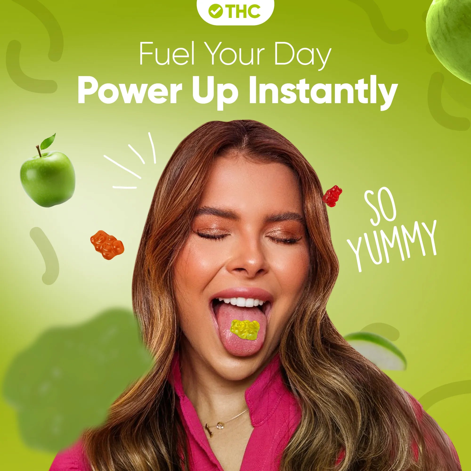 THC Gummies Green Apple-Canapuff