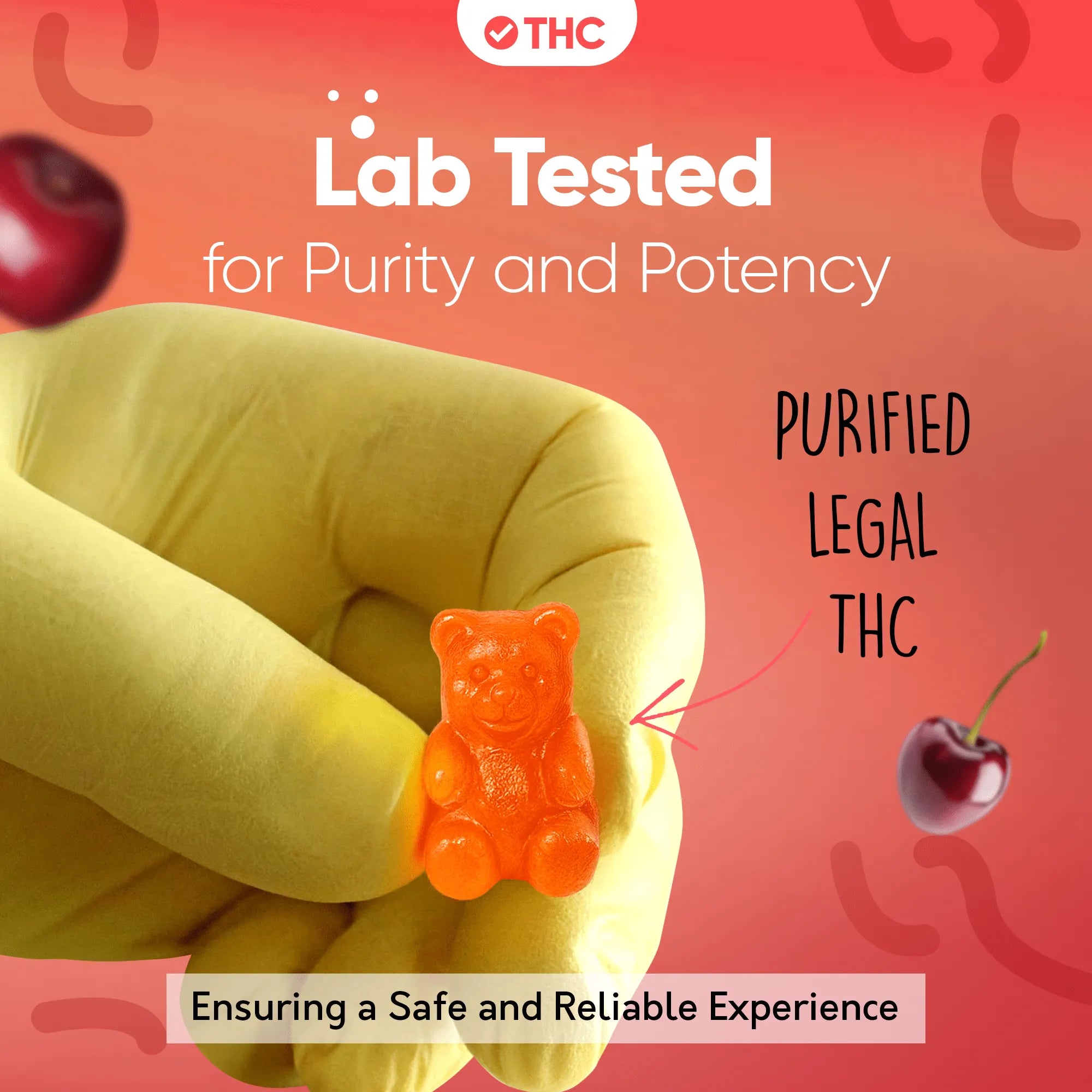 THC Gummies Cherry-Canapuff