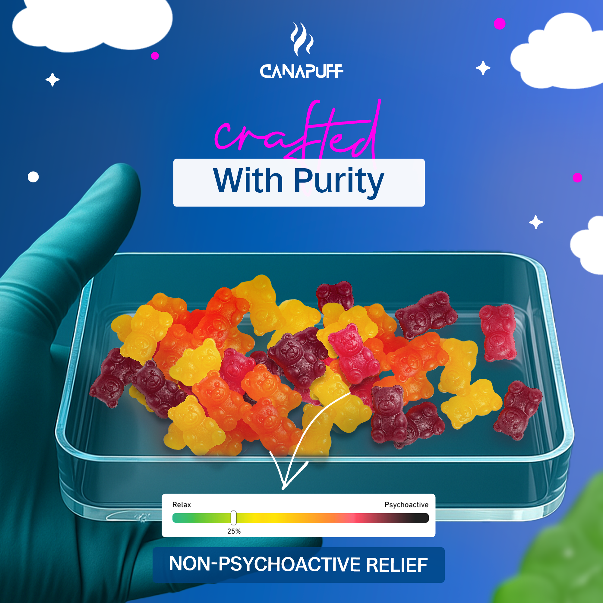 Melatonin Gummies - Raspberry-Canapuff