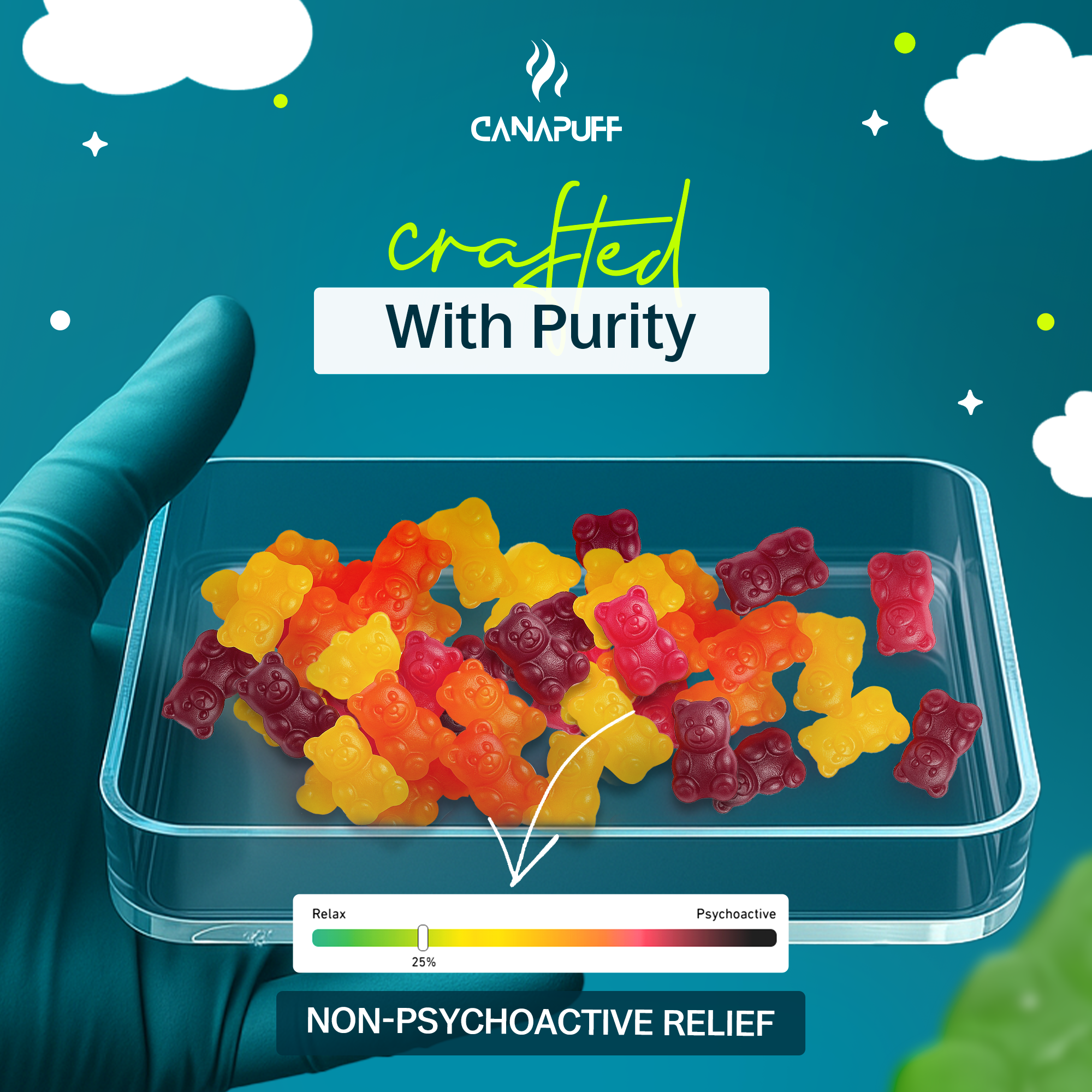 CBN+THC Gummies - Cherry-Canapuff