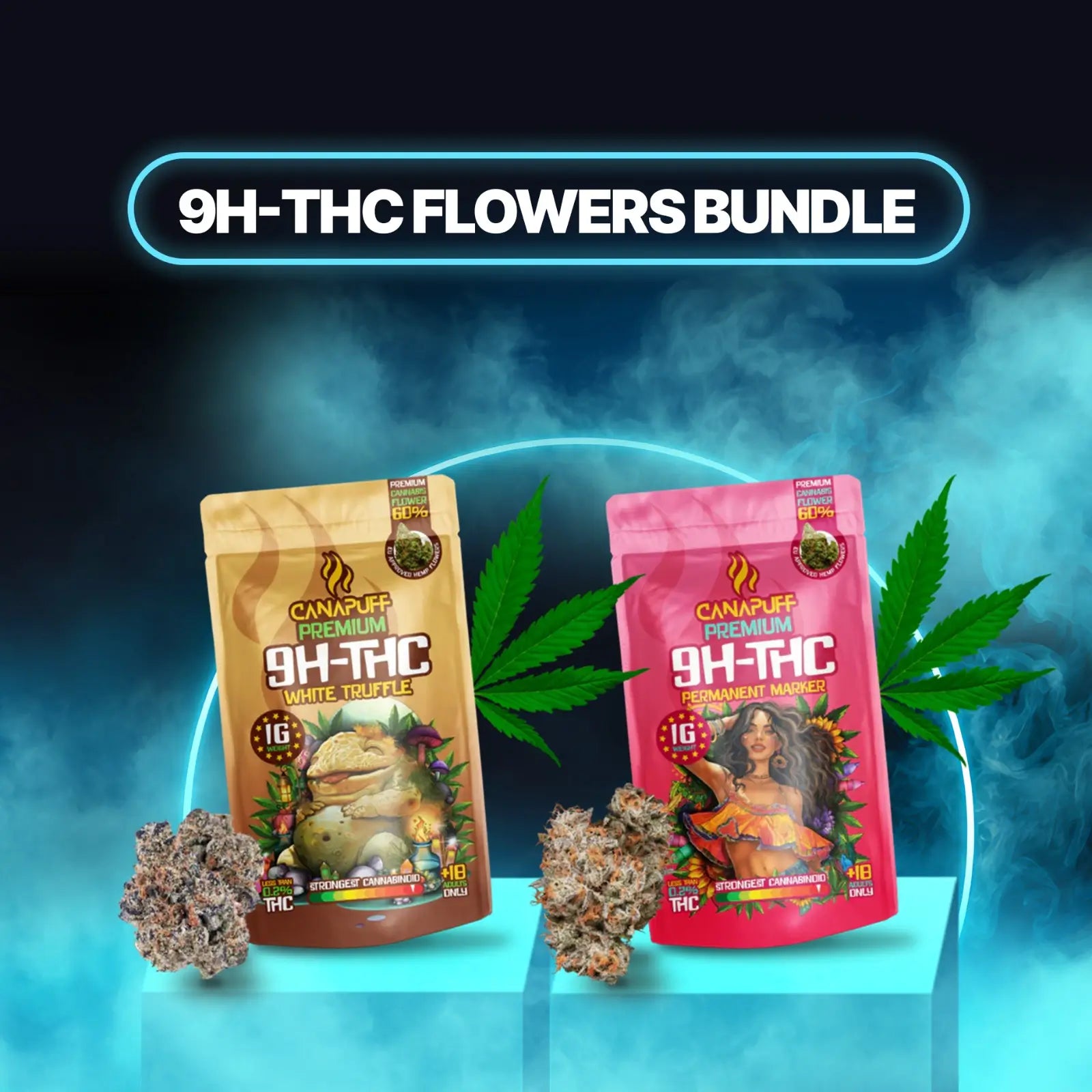 9H-THC Bloemen Kerst Bundle (2x1g)