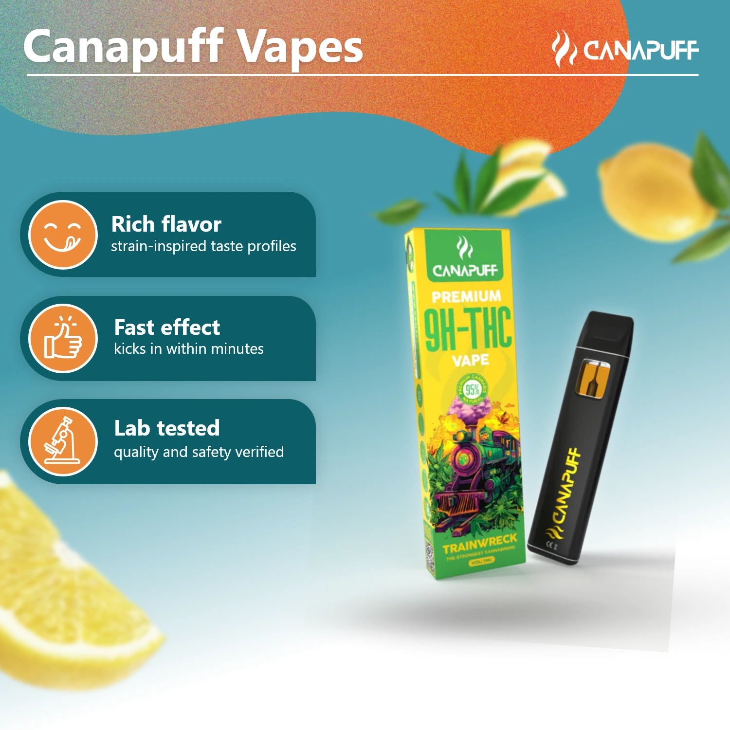 Trainwreck 10-OH-THC - Canapuff - Vape - 1ml