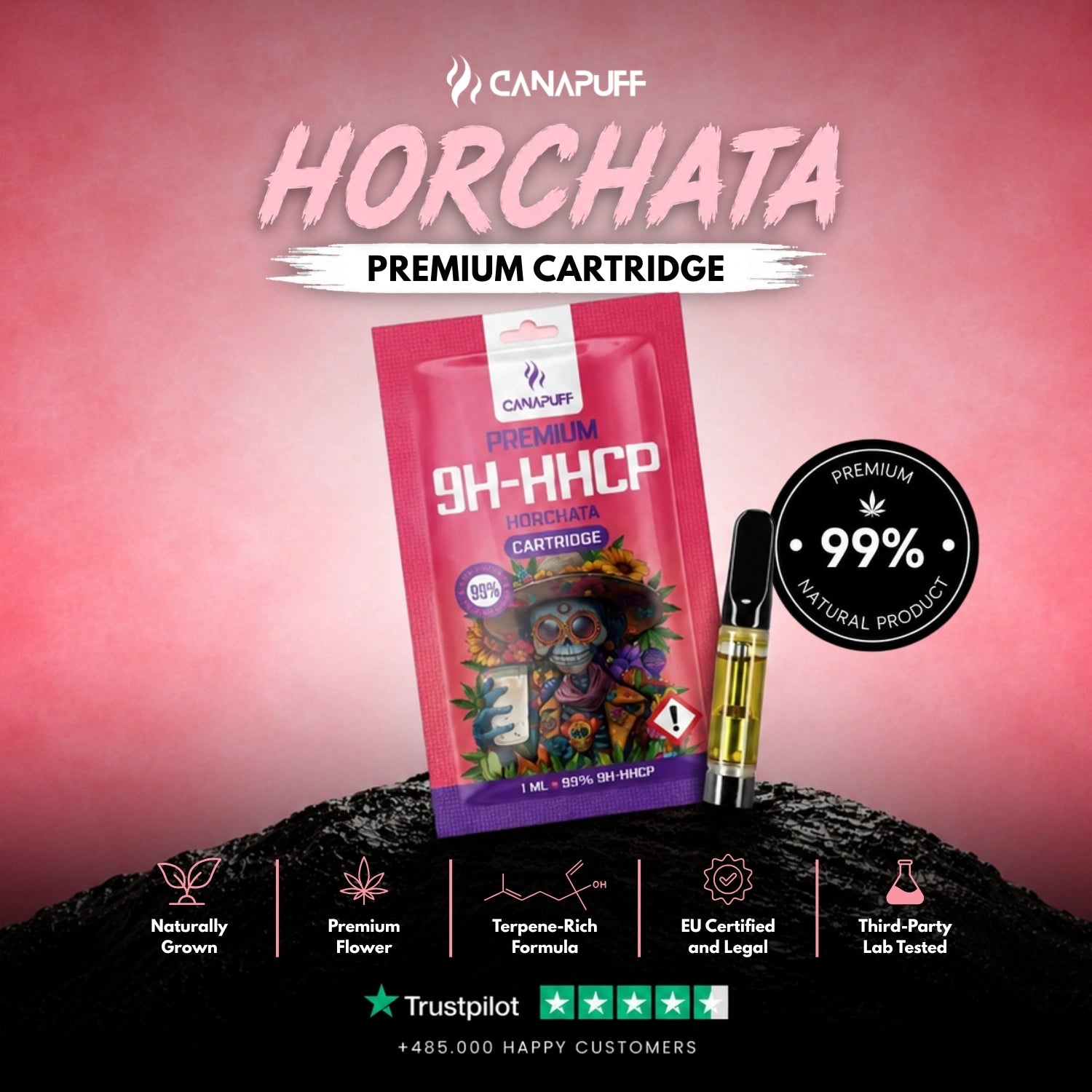 9H-HHCP Cartridge Horchata 99%