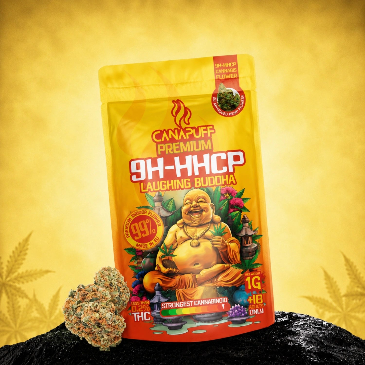 9h-Άνθη HHCP Laughing Buddha 99%