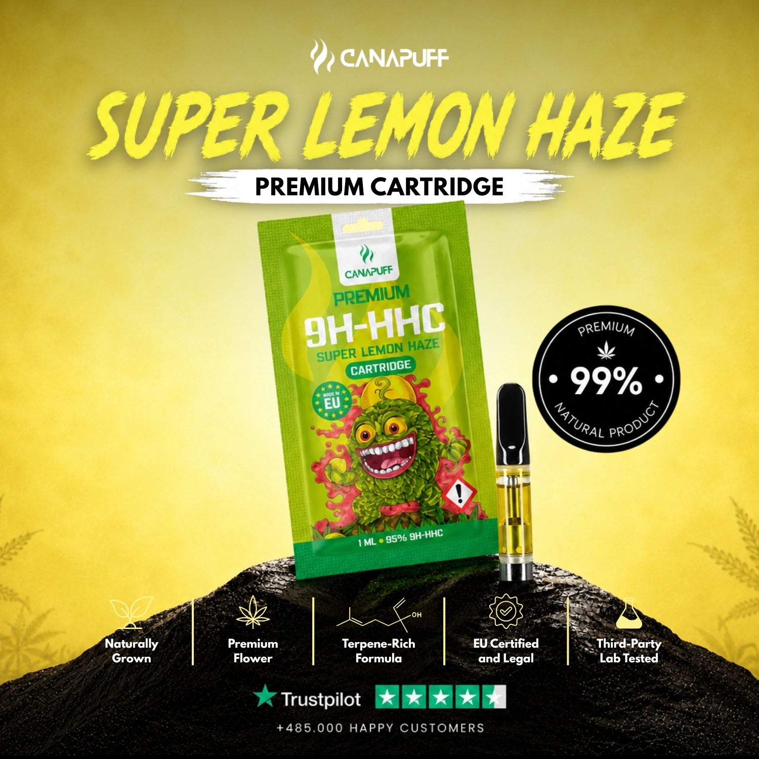 9H-HHC Uložak Super Lemon Haze 95%