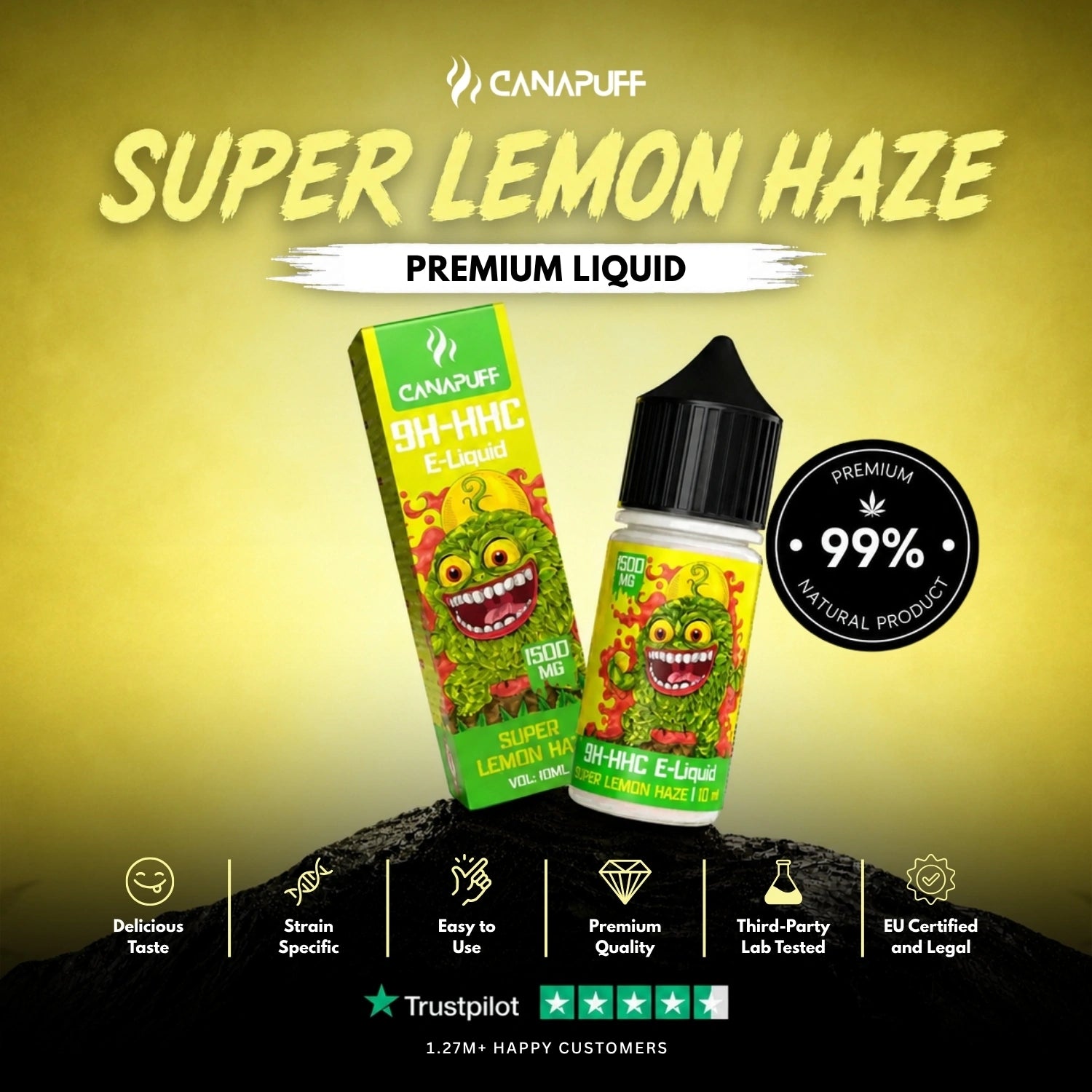9H-HHC Liquid Super Lemon Haze 1.500mg