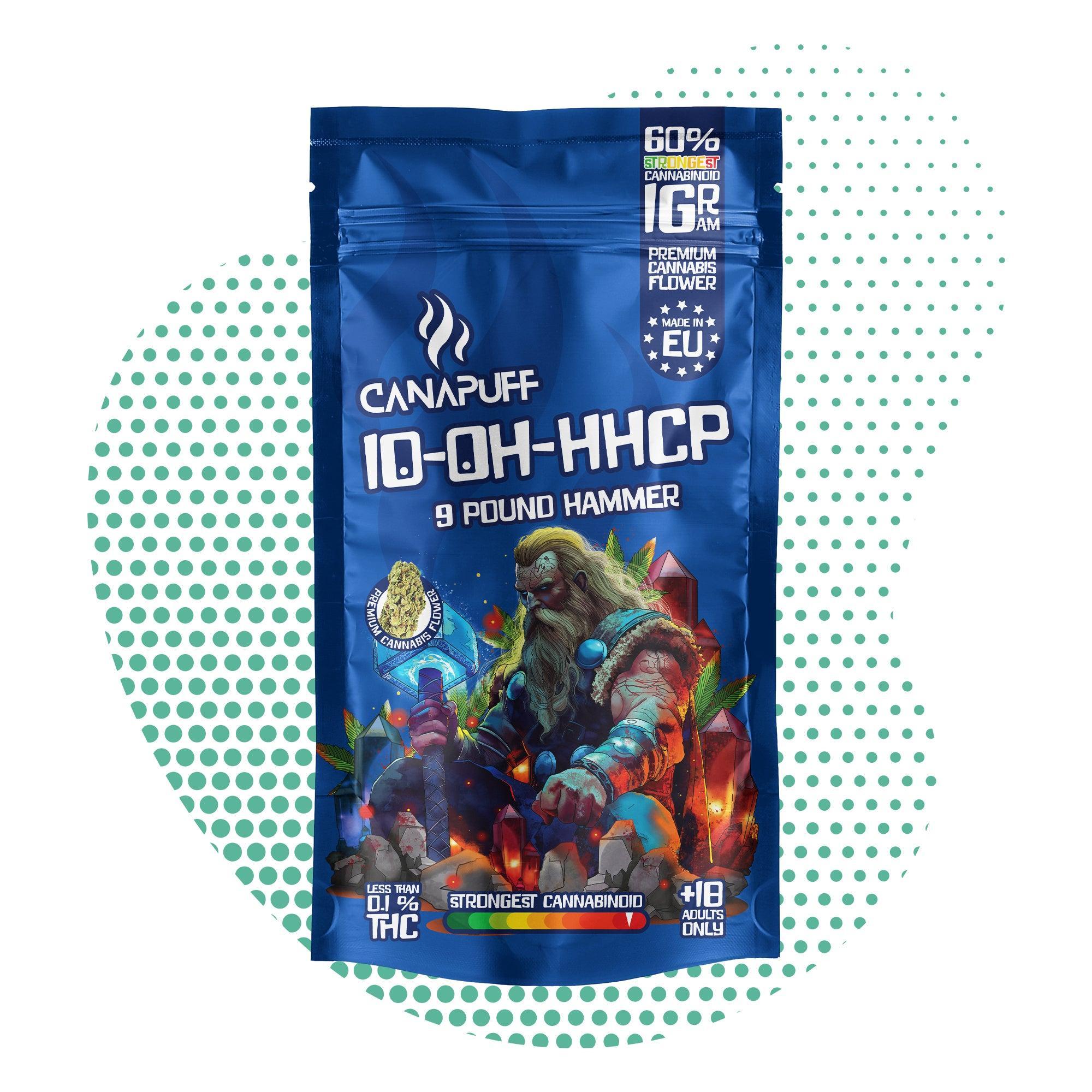 9 Pound Hammer 60% - Fleurs 10-OH-HHCP-Canapuff