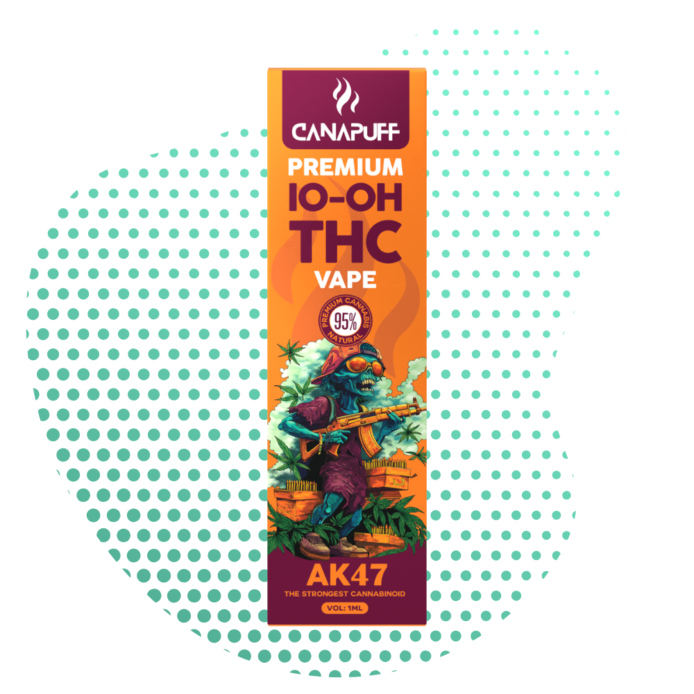 AK47 95% 10-OH-THC - Canapuff - Une utilisation - 1ml-Canapuff