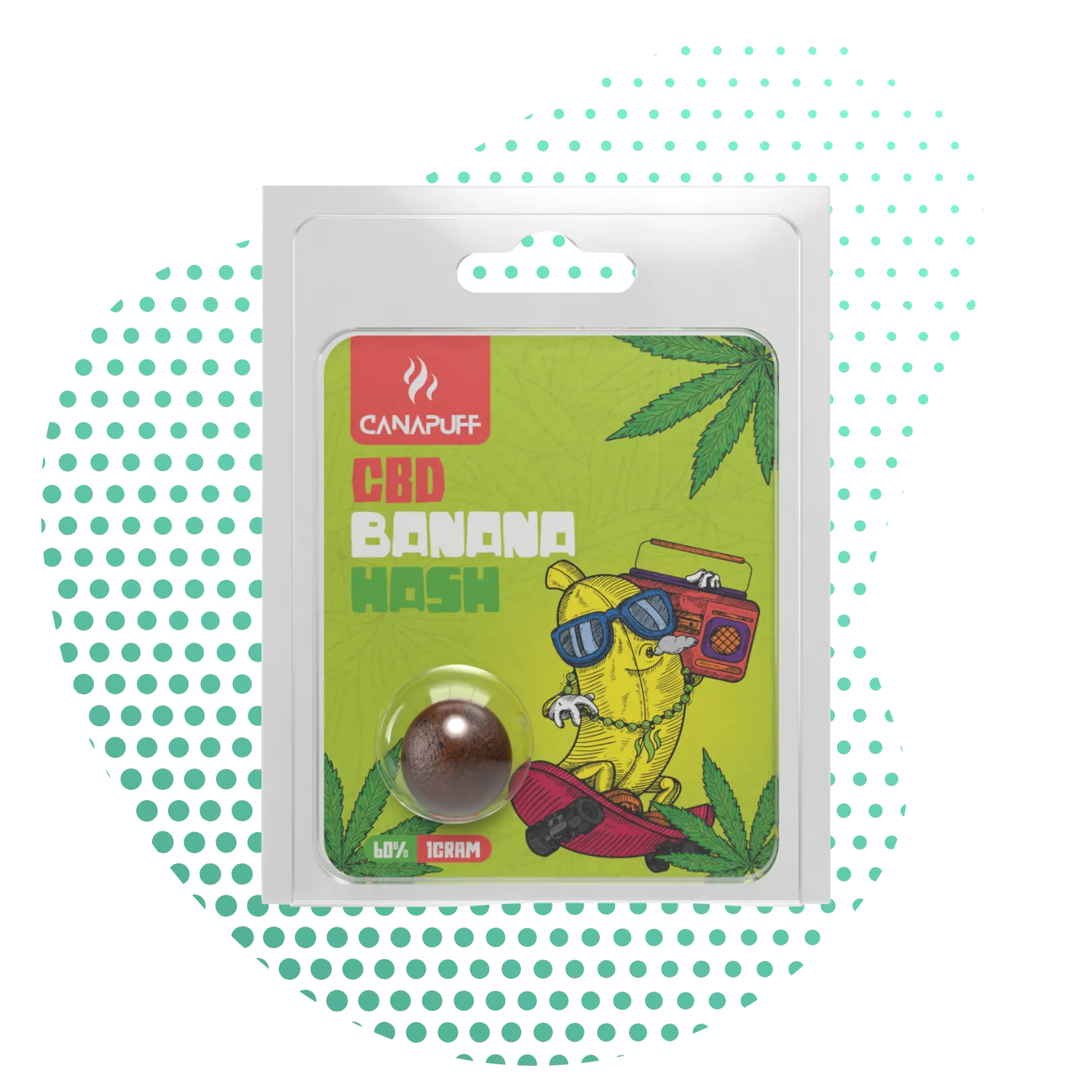Banana - CBD Hash 60%-Canapuff