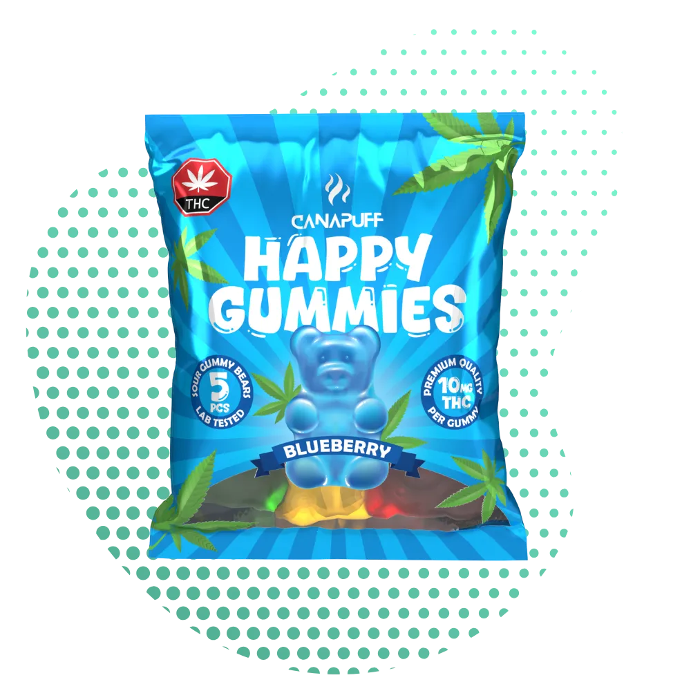 THC Gummies Blueberry-Canapuff