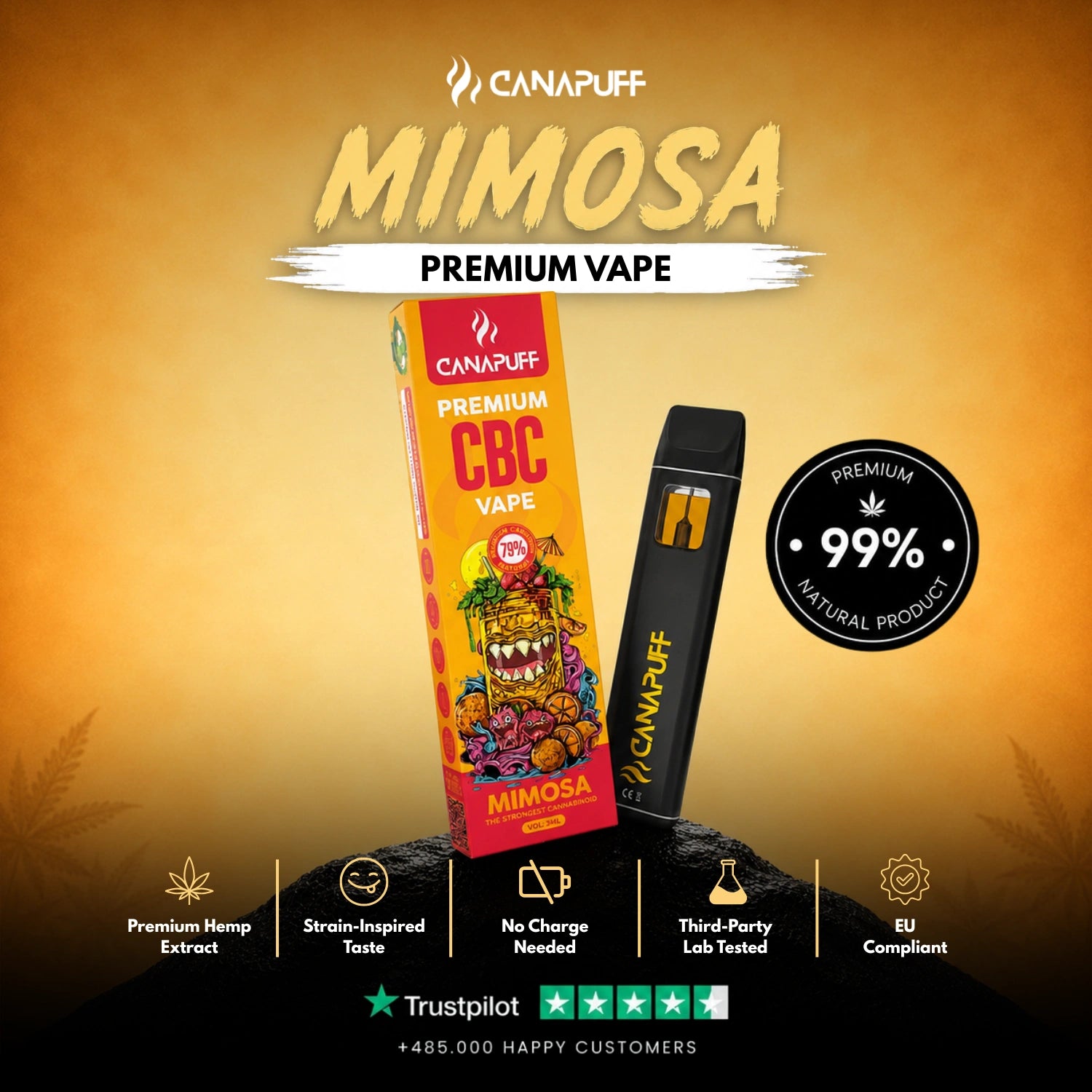 CBC Vape Мімоза 79% 1 мл
