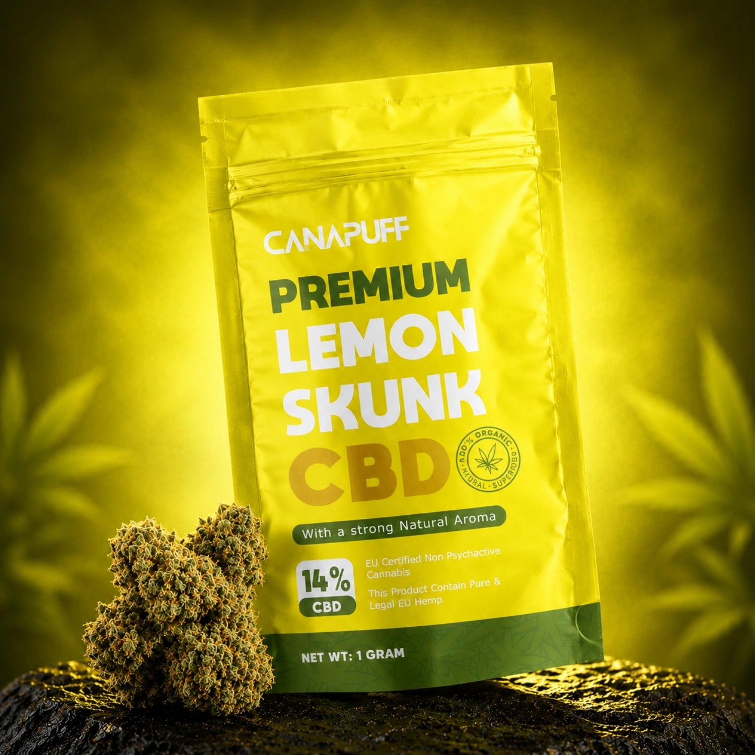 CBD Bloemen Lemon Skunk 14%