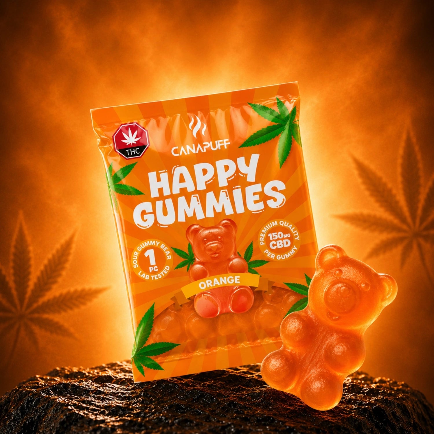 CBD Gummies oranje